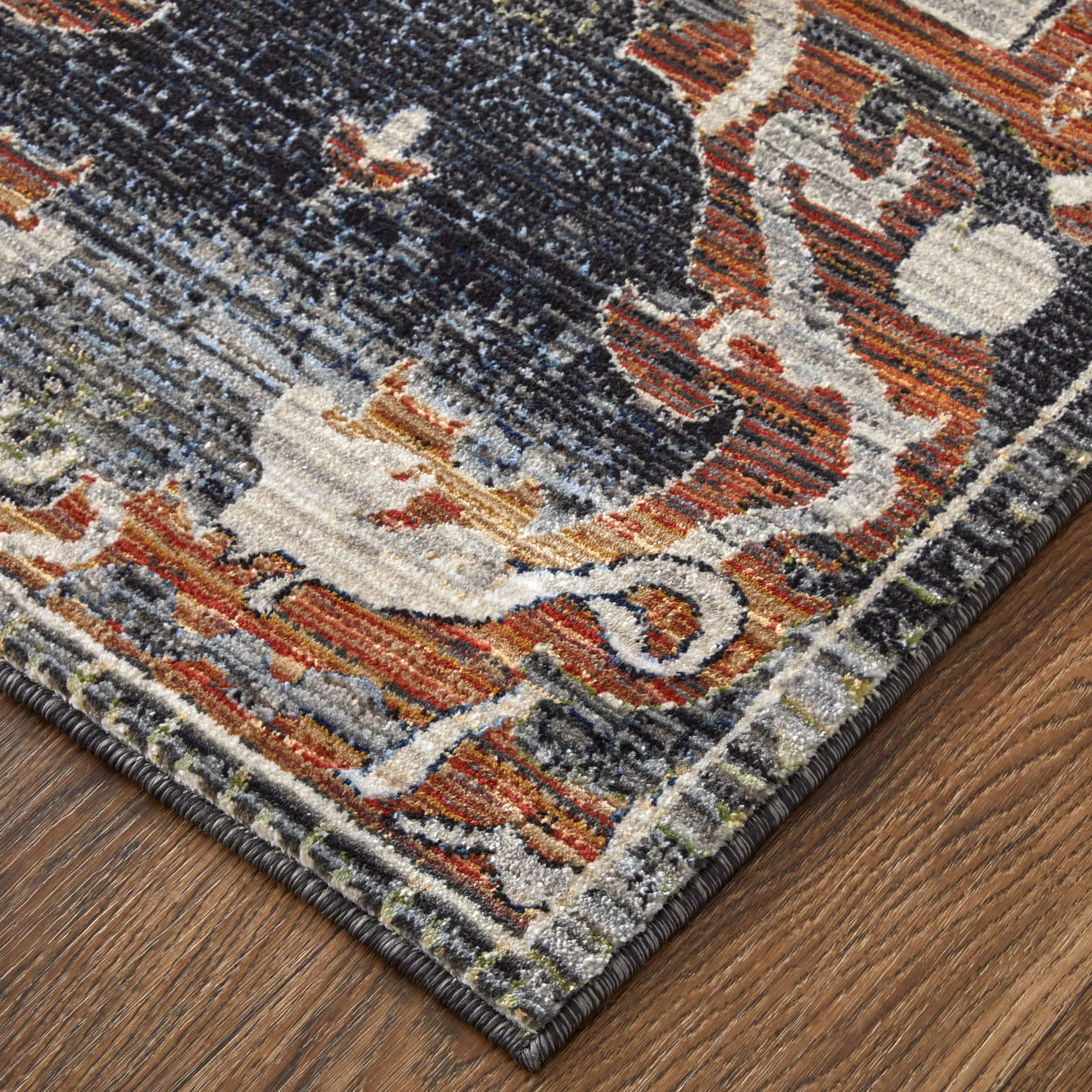 Claymore R39P2 Ikat Transitional Area Rug