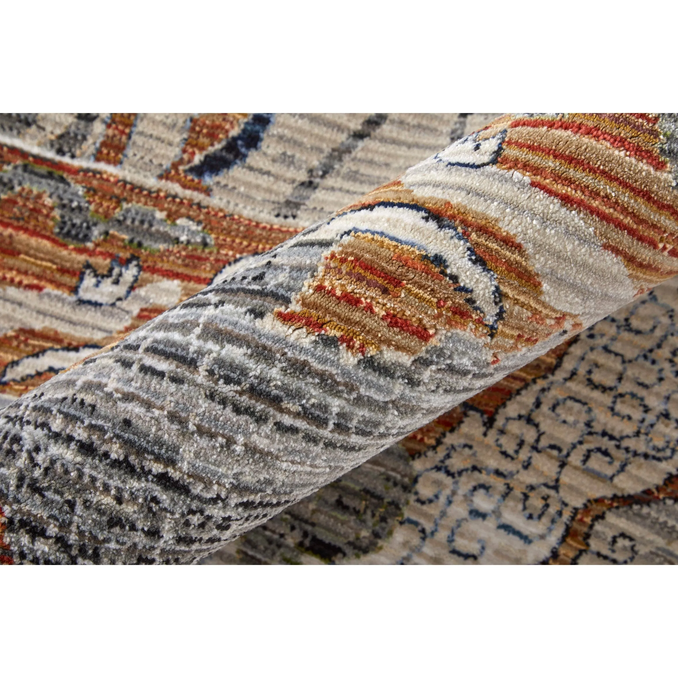 Claymore R39P2 Ikat Transitional Area Rug
