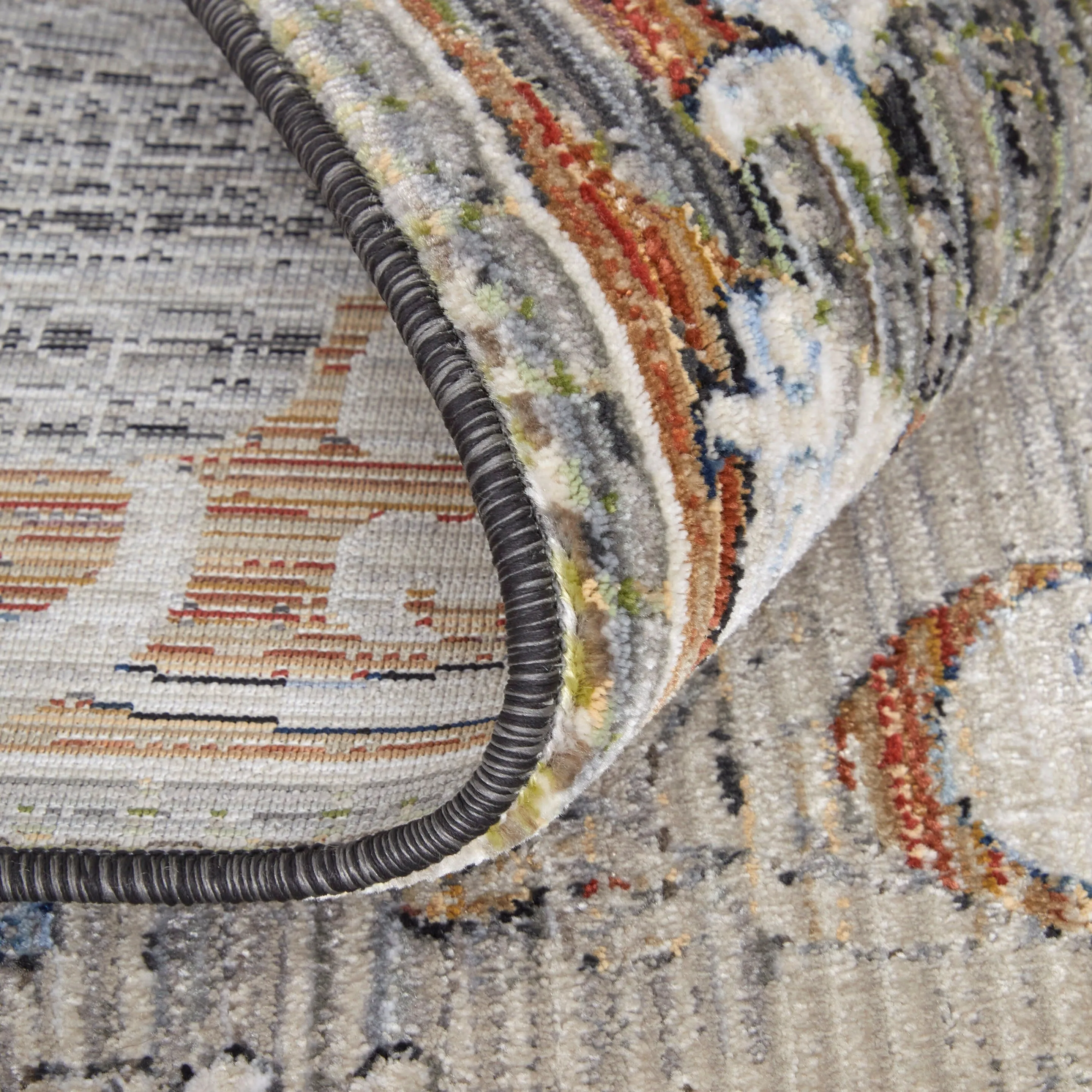 Claymore R39P2 Ikat Transitional Area Rug