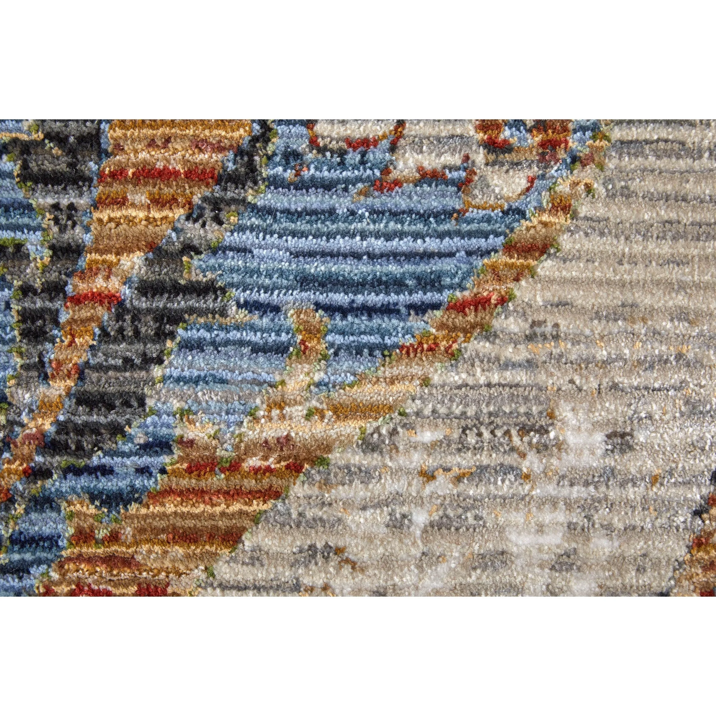 Claymore R39P2 Ikat Transitional Area Rug