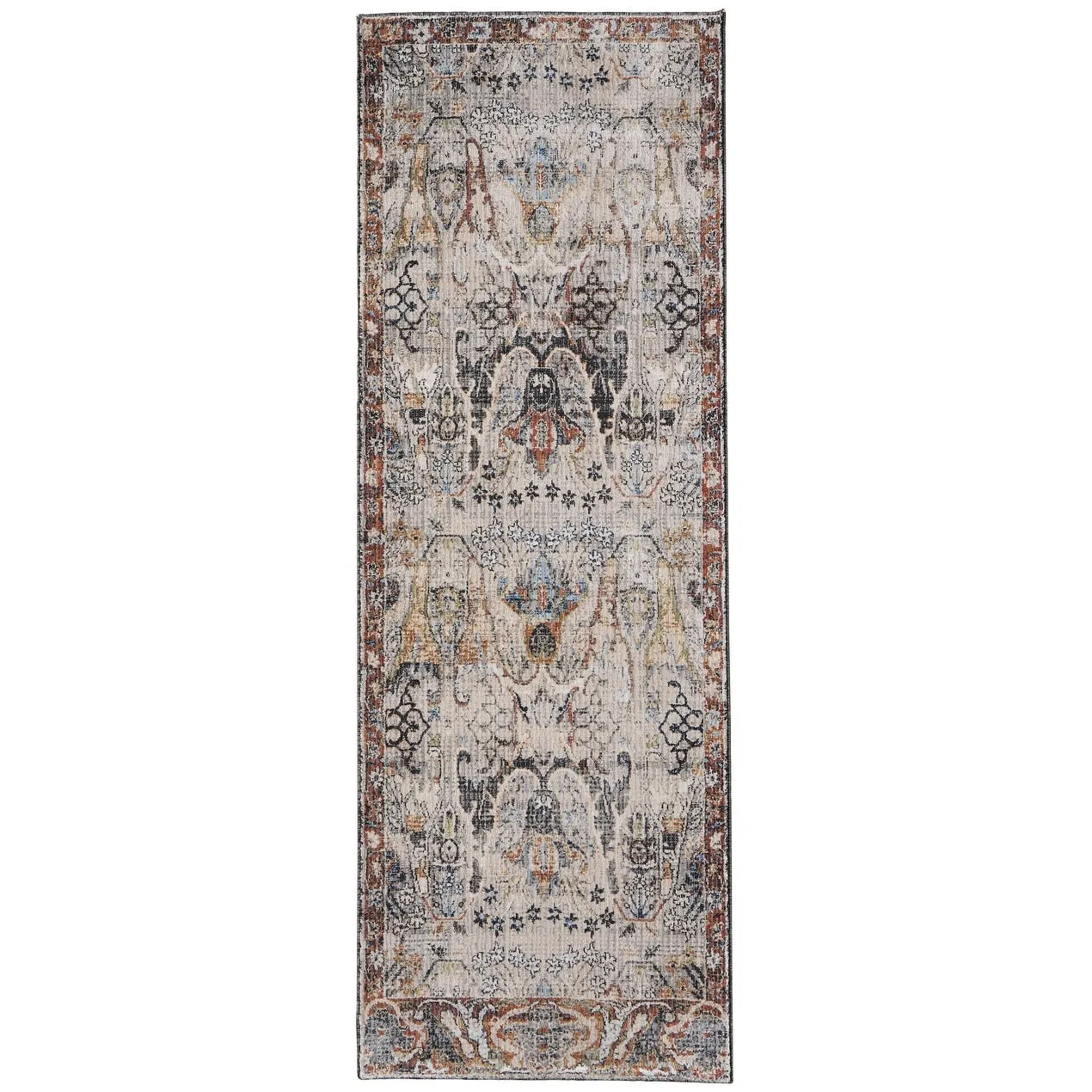 Claymore R39P2 Ikat Transitional Area Rug