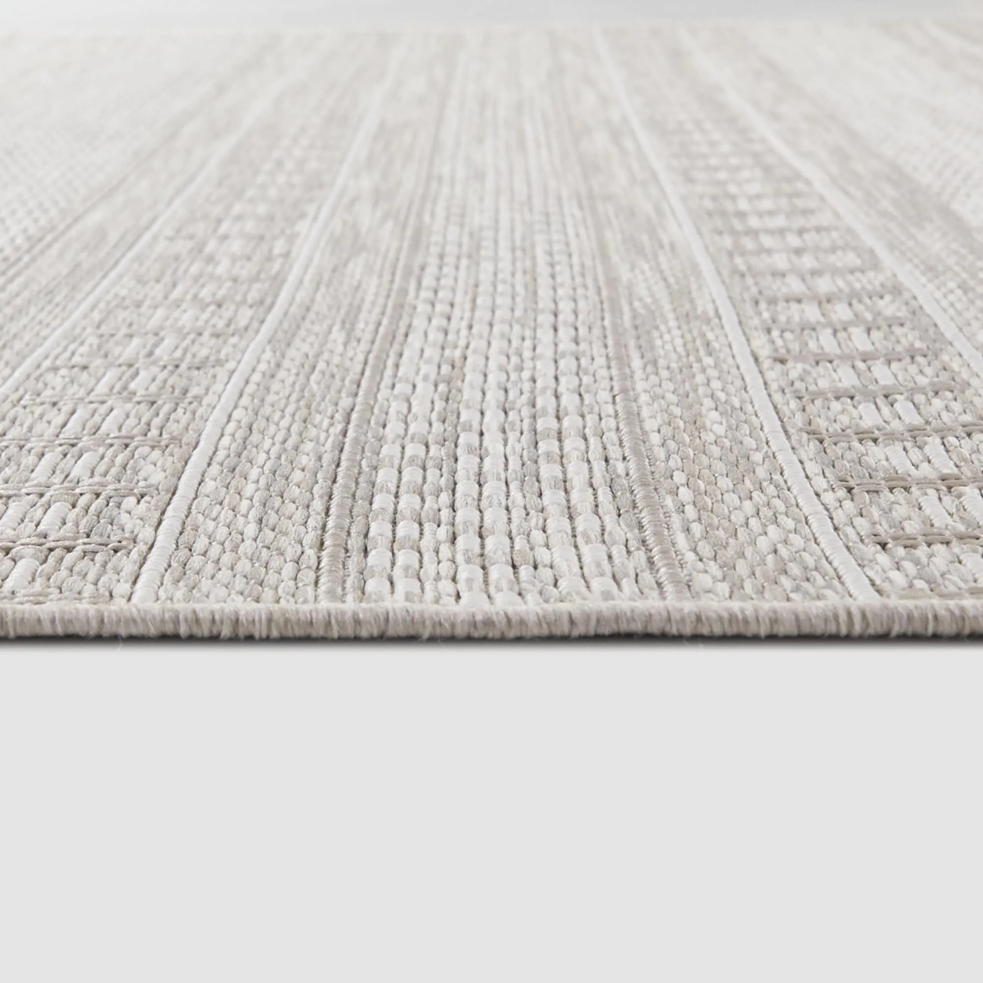 Cohen Checkered Stripe Indoor/Outdoor Area Rug