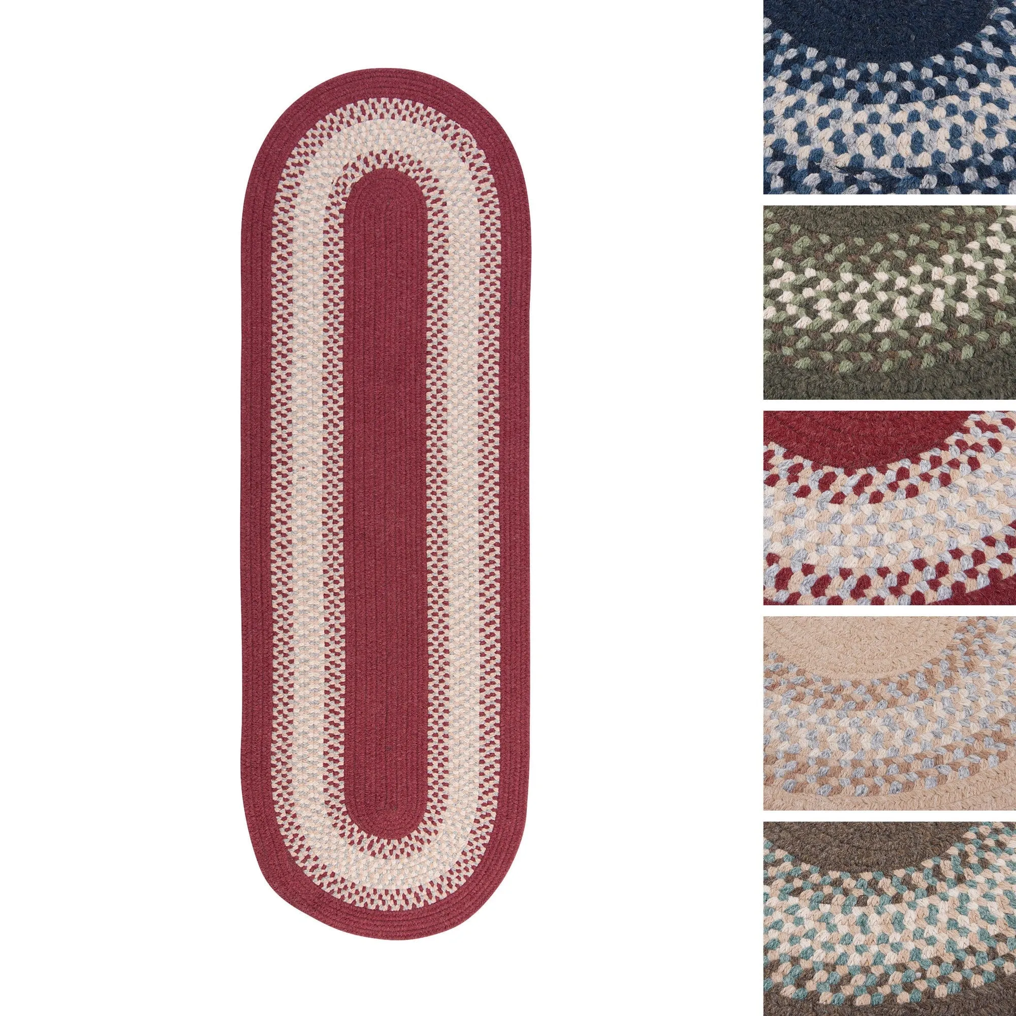 Colonial Mills Cozy Cabin Braided Reversible Indoor Area Rug