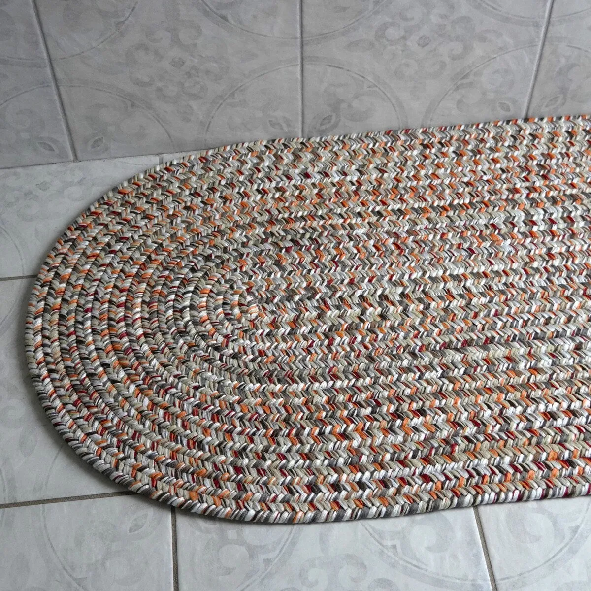 Colonial Mills Eagleville Multi-Colored Braided Runner Rug