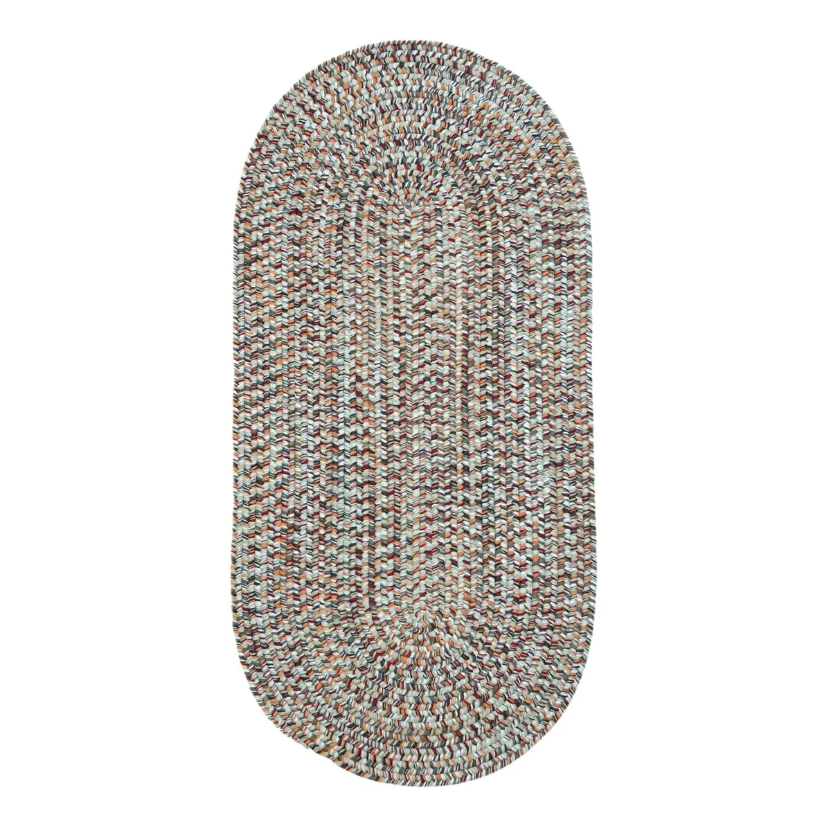 Colonial Mills Eagleville Multi-Colored Braided Runner Rug