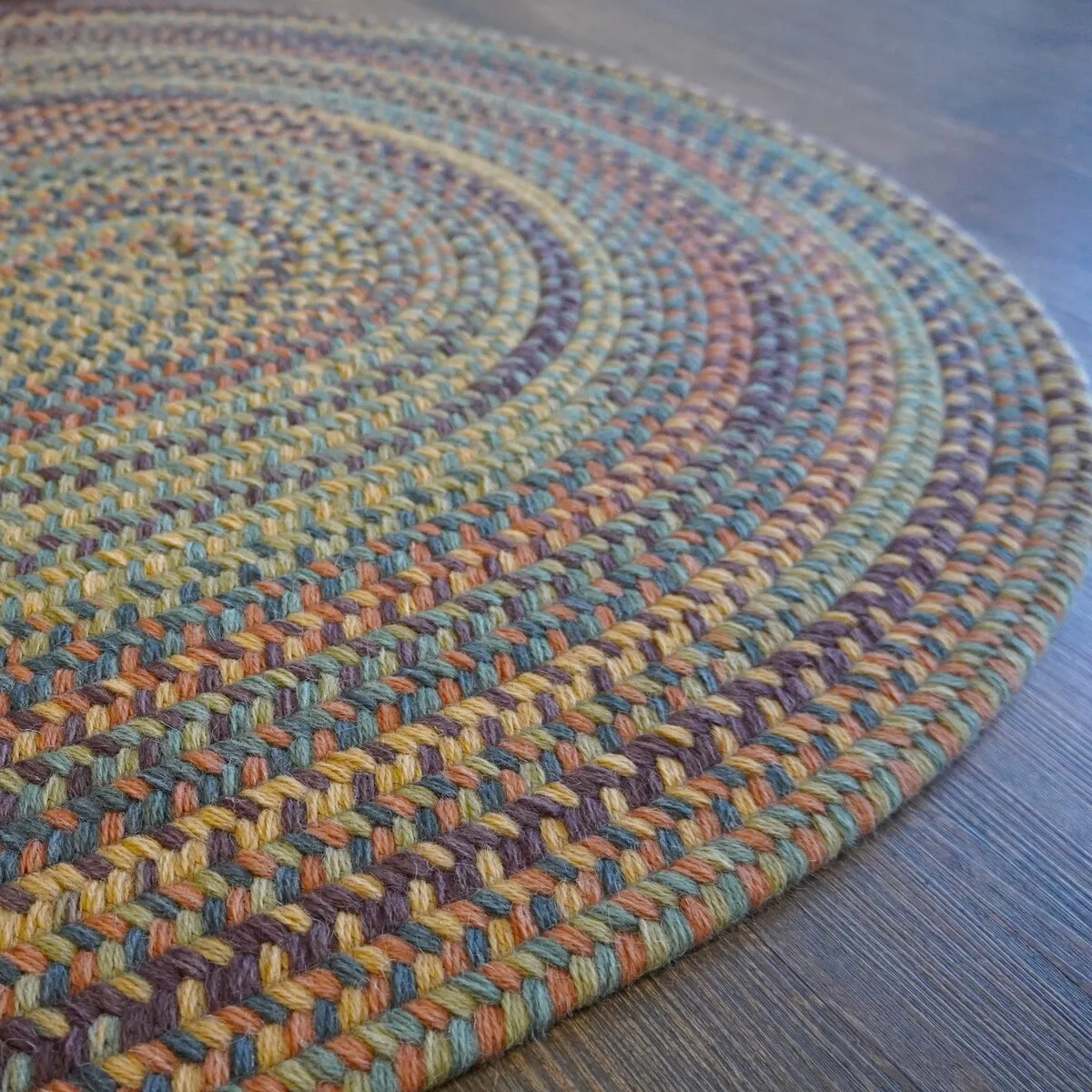 Colonial Mills Pocasset Wool Traditional Braided Area Rug