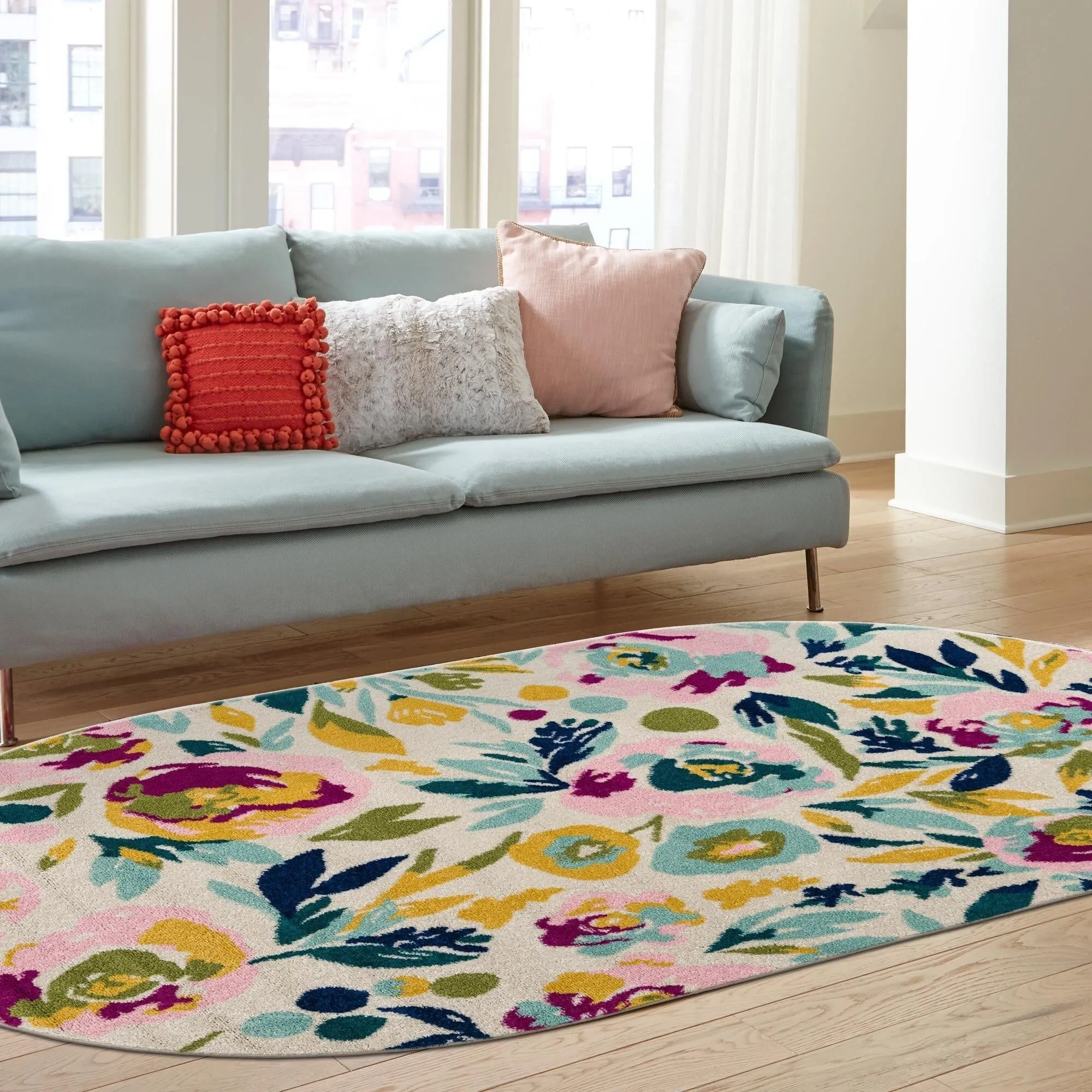 Contemporary Demdence Collection Area Rug