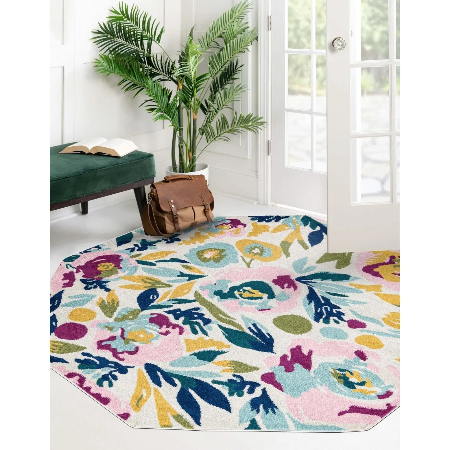 Contemporary Demdence Collection Area Rug