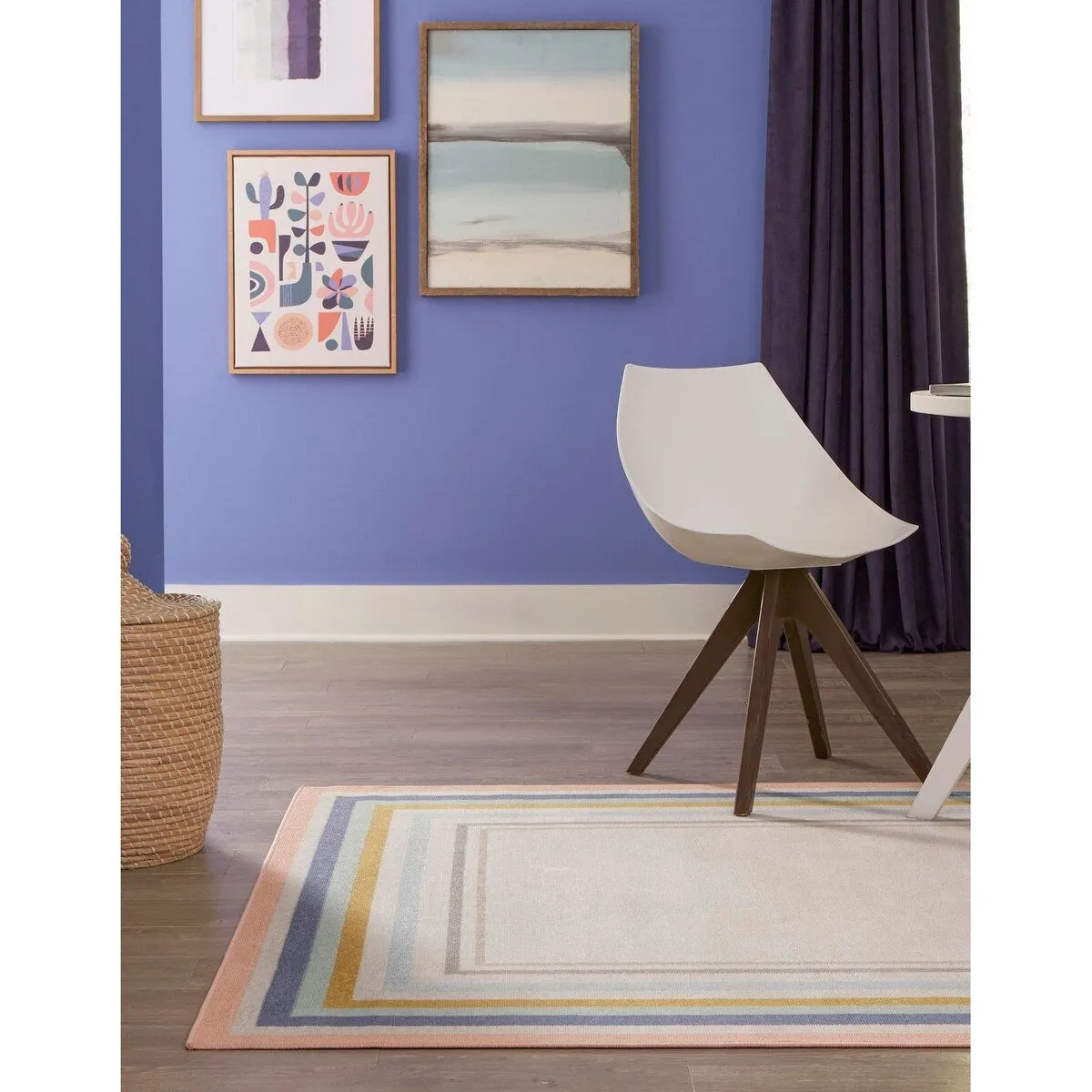 Contemporary Heloise Collection Area Rug