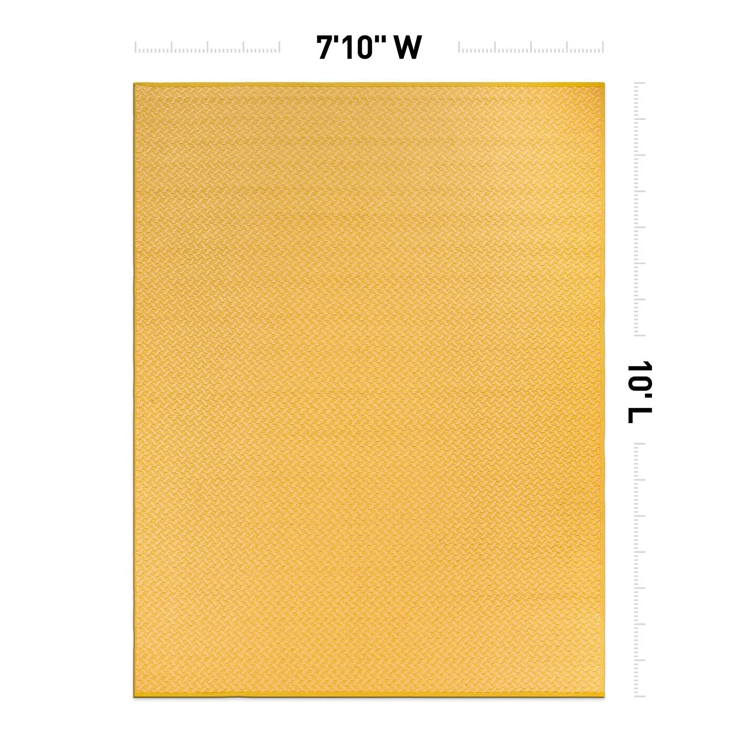 Contemporay Solid Reversible Plastic Outdoor Rugs