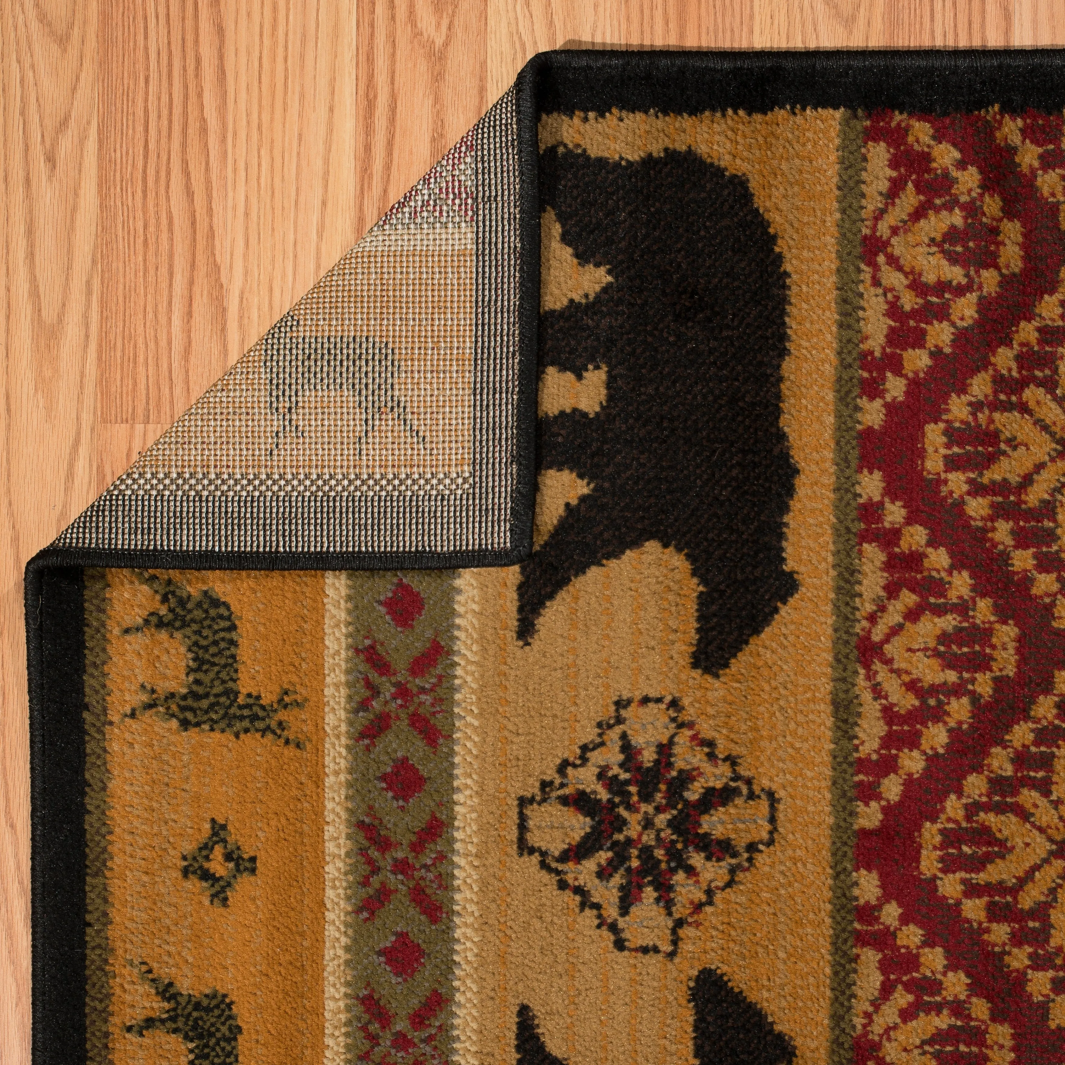 Copper Grove Callie Deer & Bear Area Rug