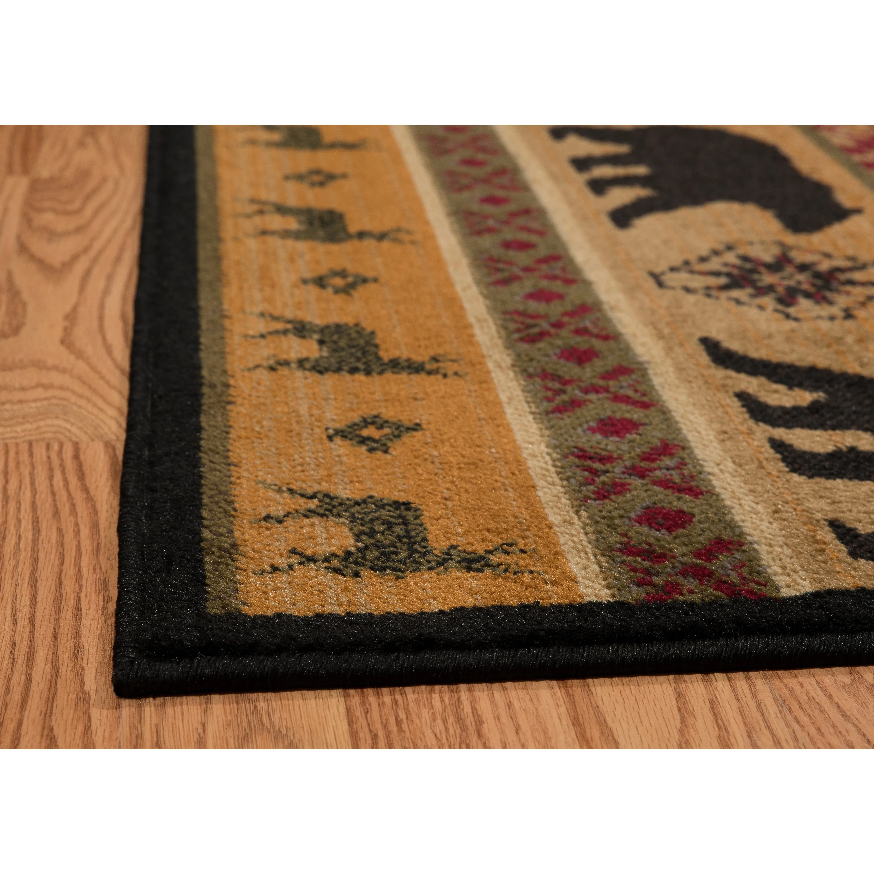 Copper Grove Callie Deer & Bear Area Rug