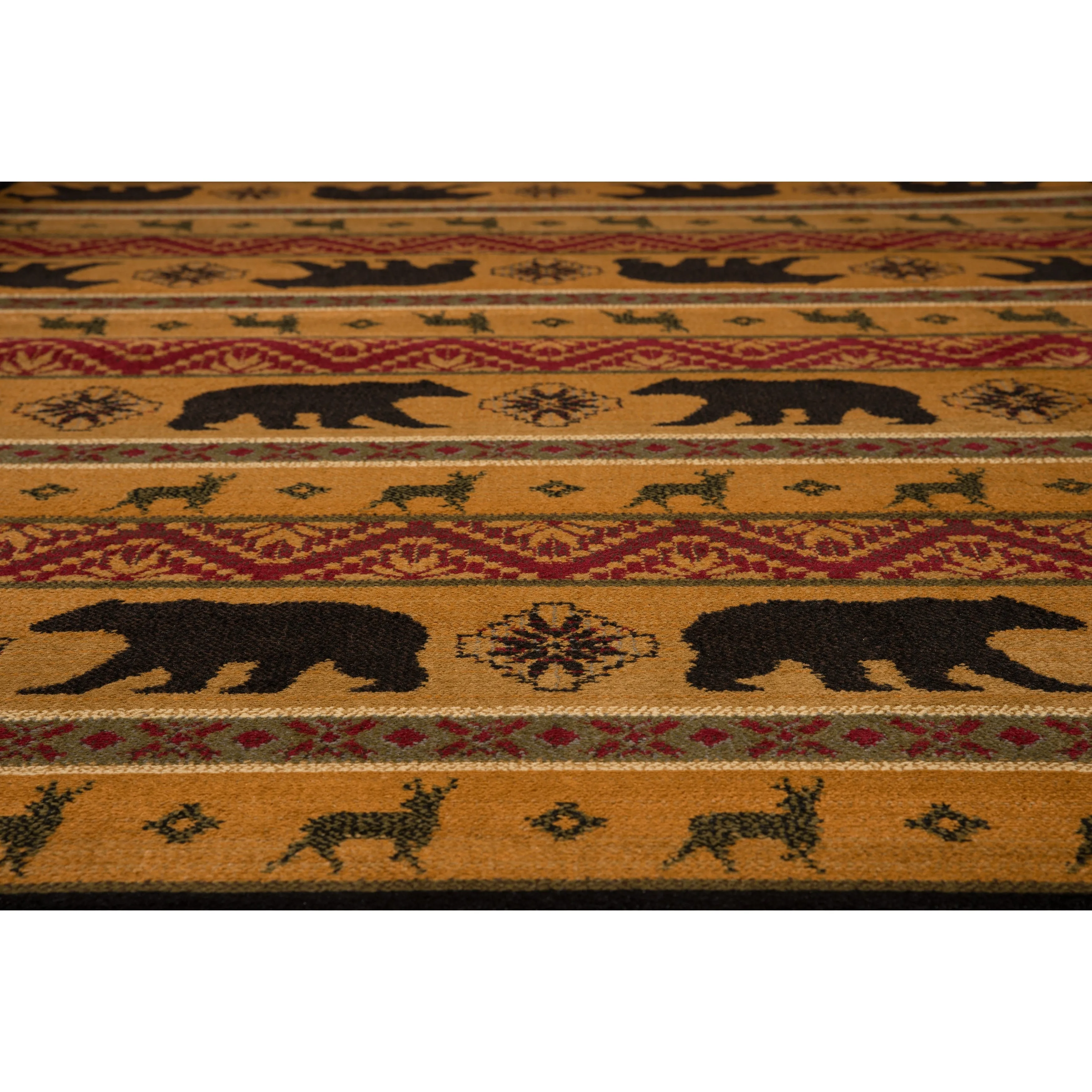 Copper Grove Callie Deer & Bear Area Rug