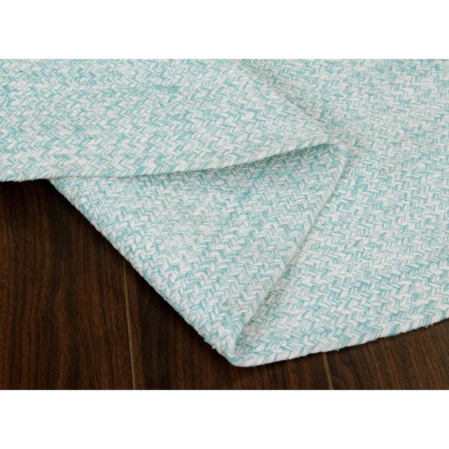 Country Farmhouse Braided Cotton Handmade Area Rug