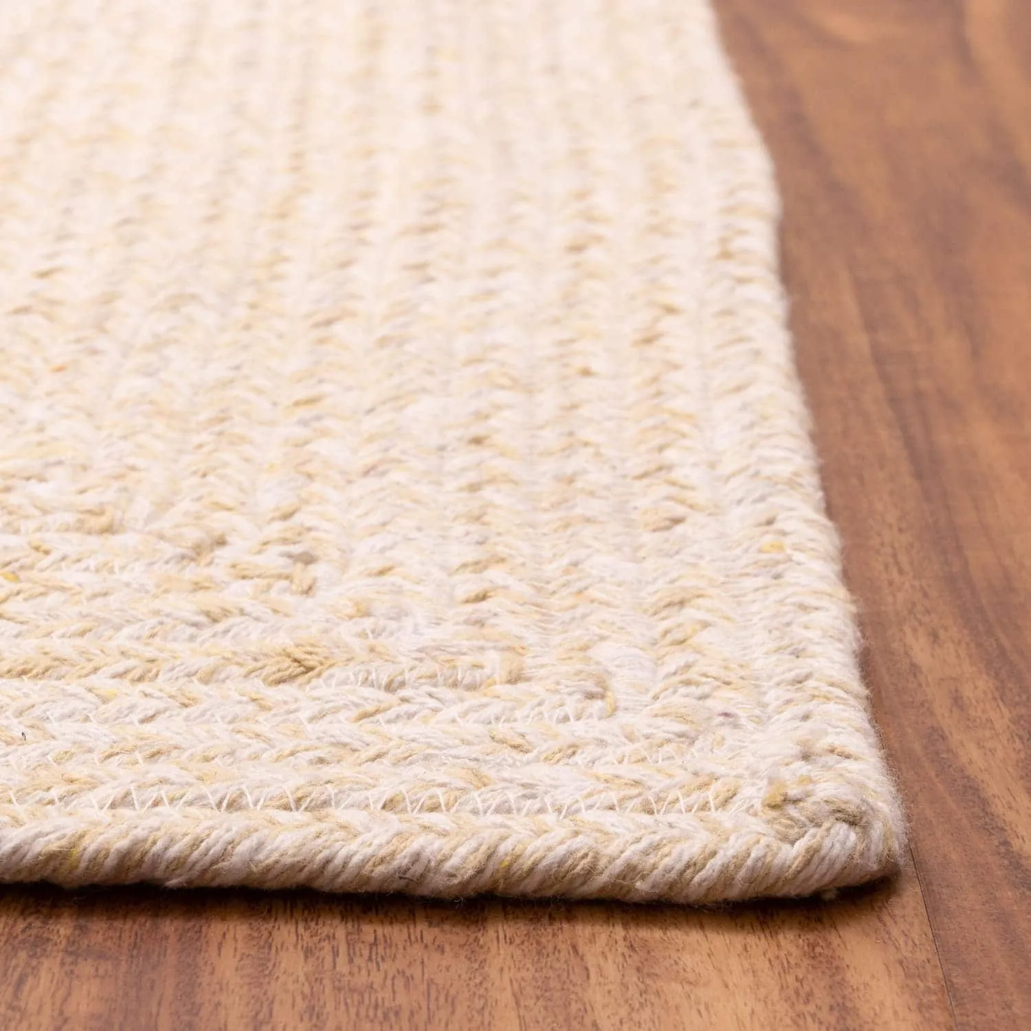 Country Farmhouse Braided Cotton Handmade Area Rug