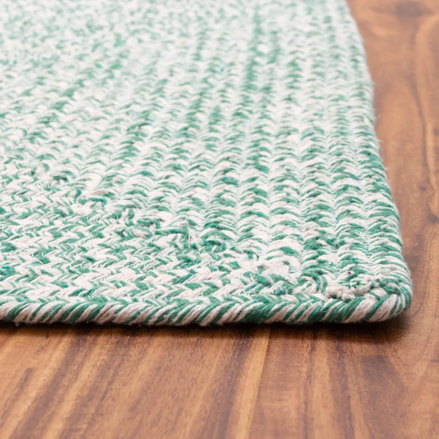Country Farmhouse Braided Cotton Handmade Area Rug