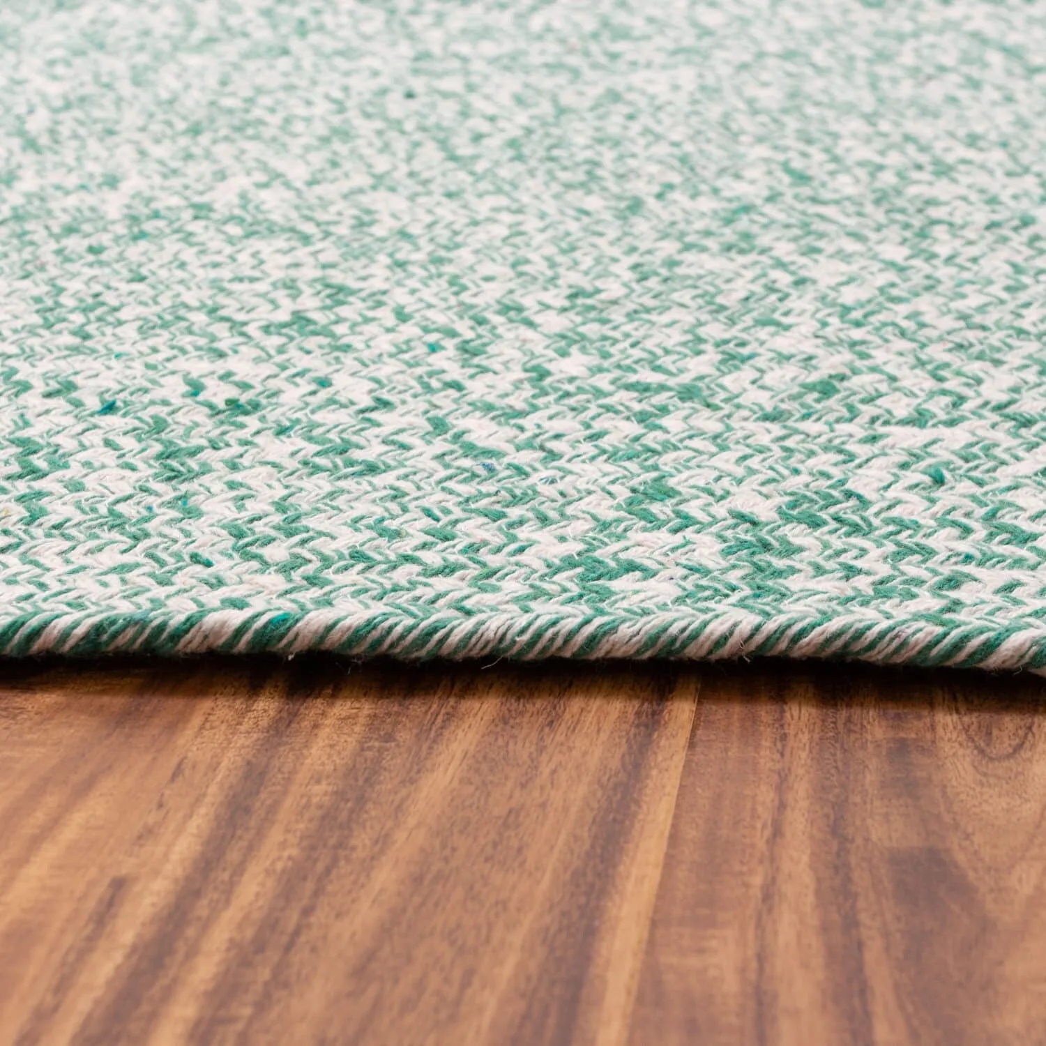Country Farmhouse Braided Cotton Handmade Area Rug