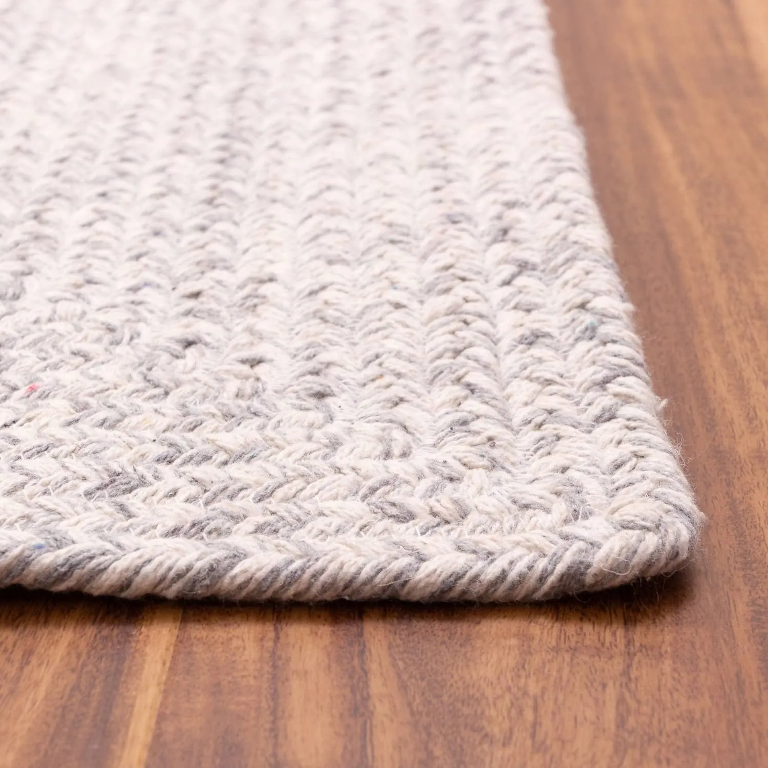 Country Farmhouse Braided Cotton Handmade Area Rug