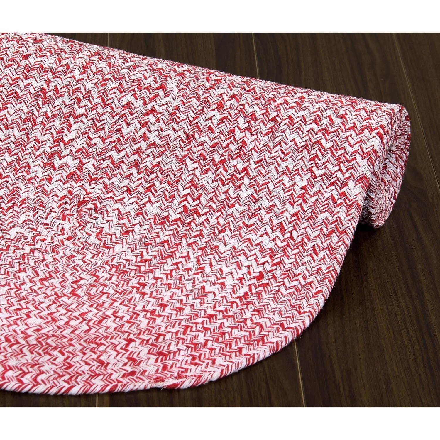 Country Farmhouse Braided Cotton Handmade Area Rug