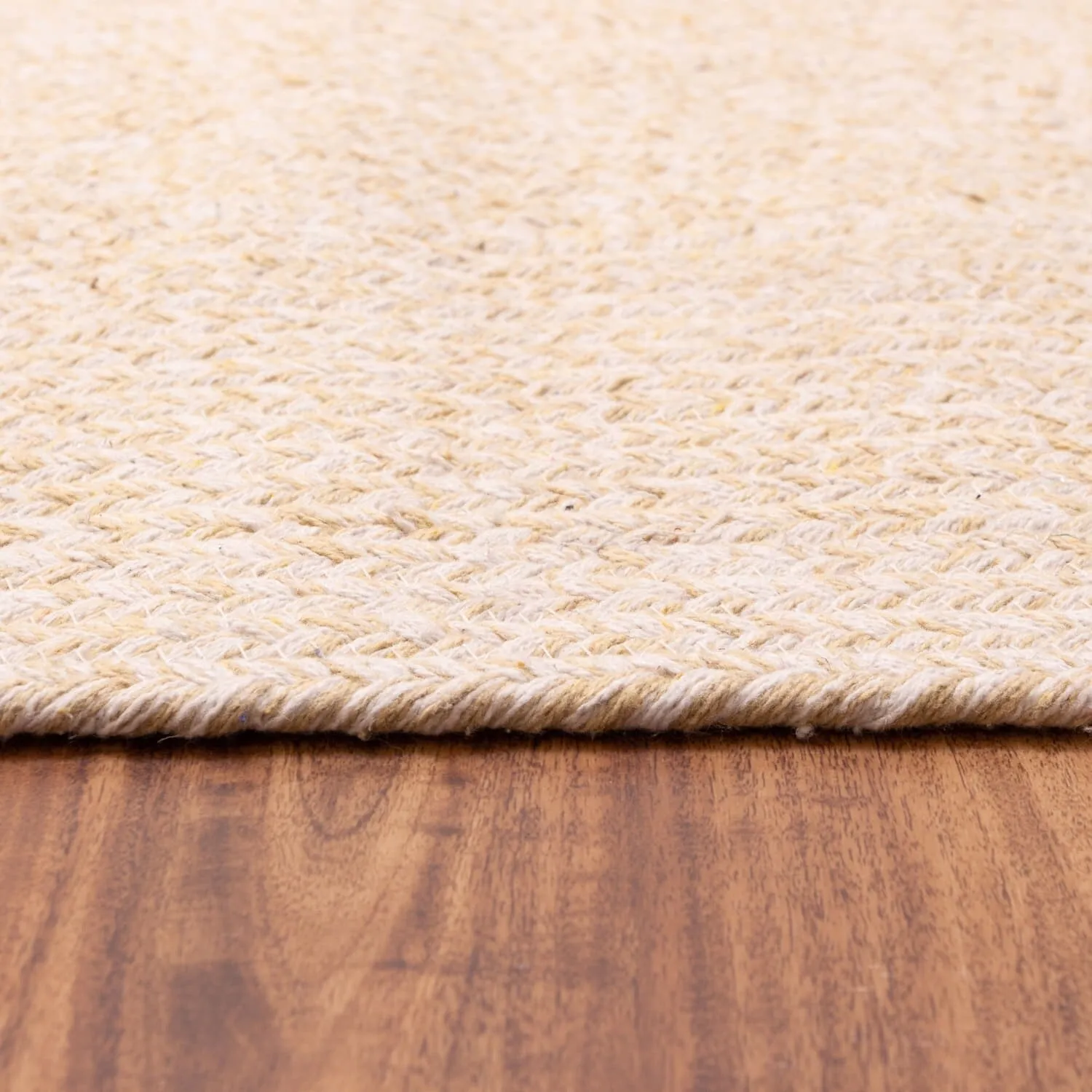 Country Farmhouse Braided Cotton Handmade Area Rug