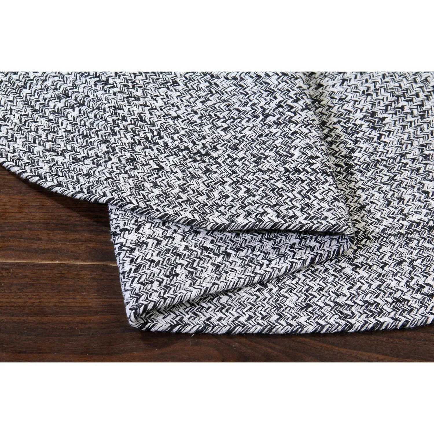 Country Farmhouse Braided Cotton Handmade Area Rug