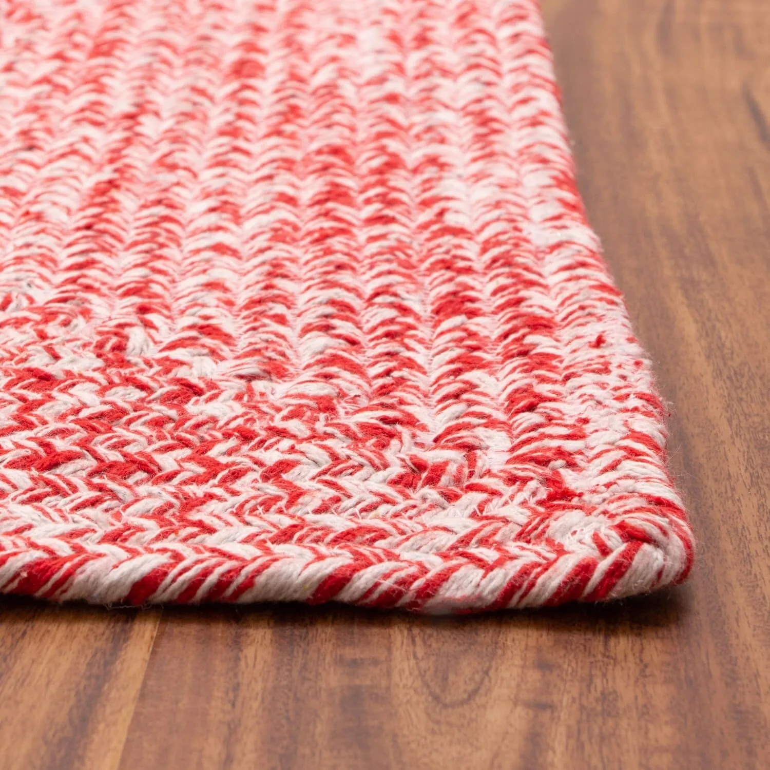 Country Farmhouse Braided Cotton Handmade Area Rug