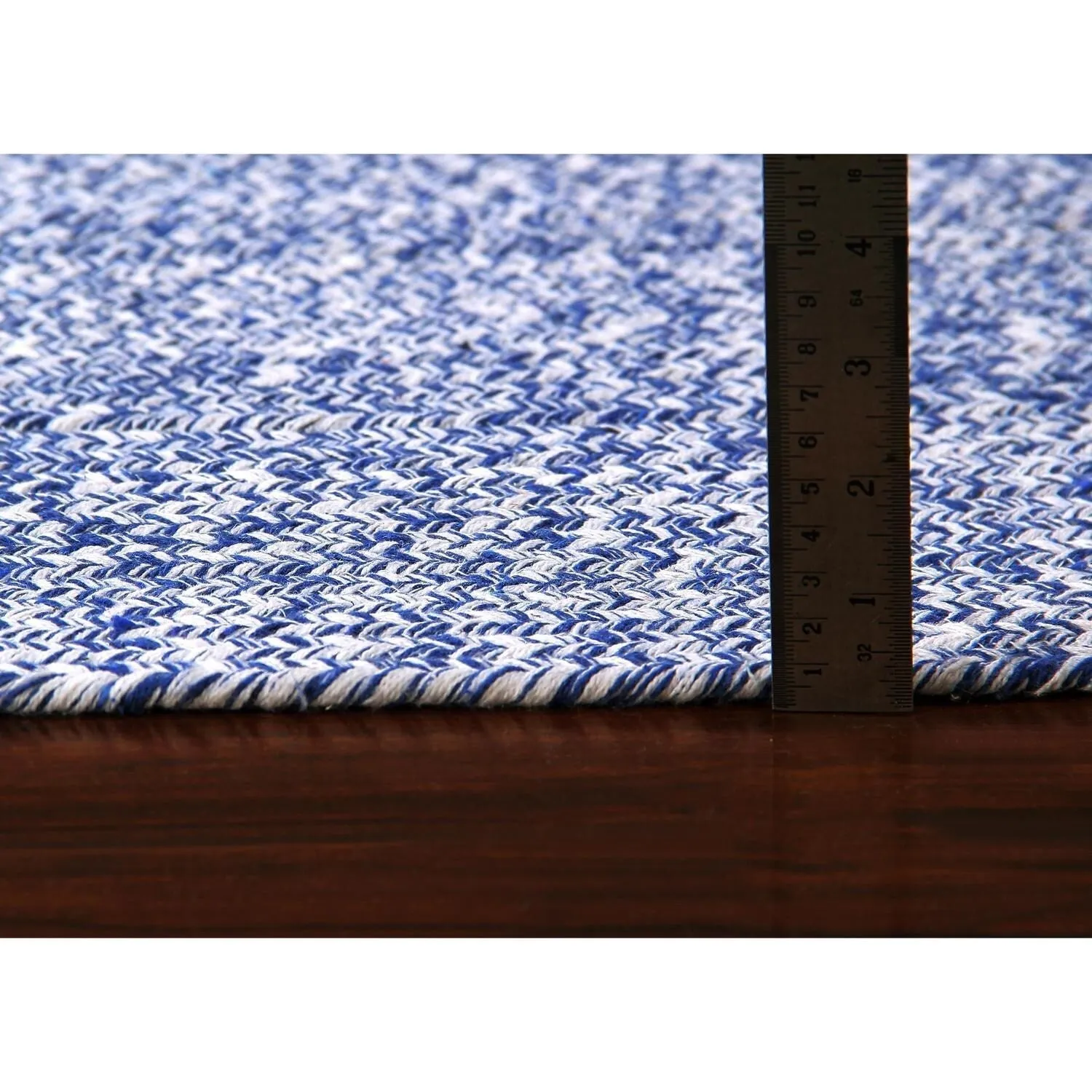 Country Farmhouse Braided Cotton Handmade Area Rug