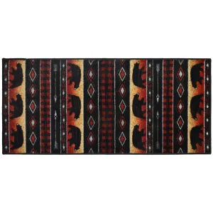 Cozy Cabin Bear Spear Accent Rug