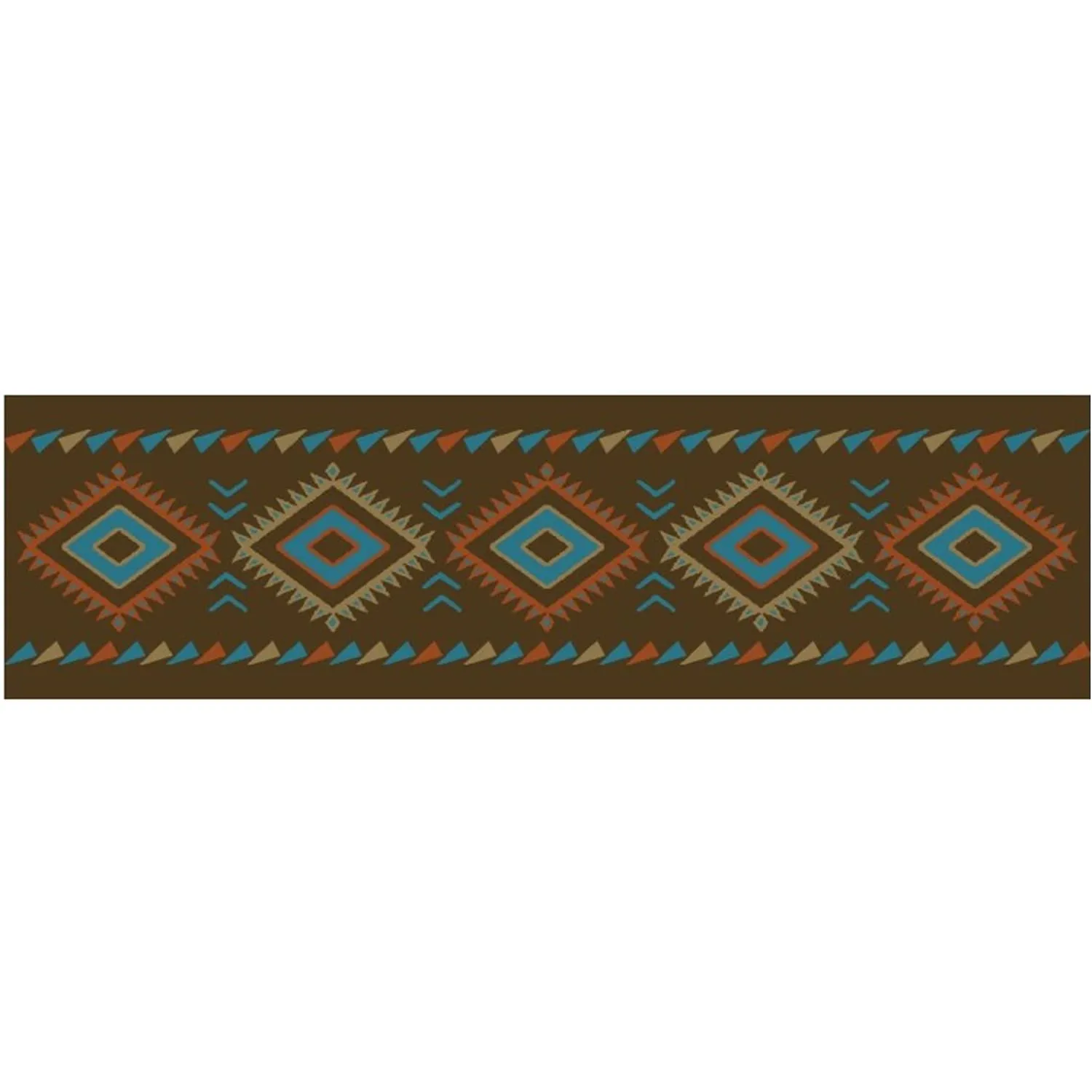 Cozy Cabin Diamonds Tread Non Skid Lodge Stair Treads 9x30