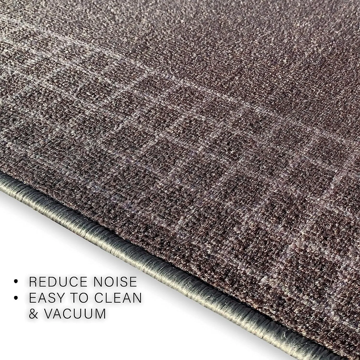 Custom Size Checkered Border Design Brown.Gray.Red Color Non-Slip Rubber Backing-26 Inch WidexYour Choice of Length Runner Rug