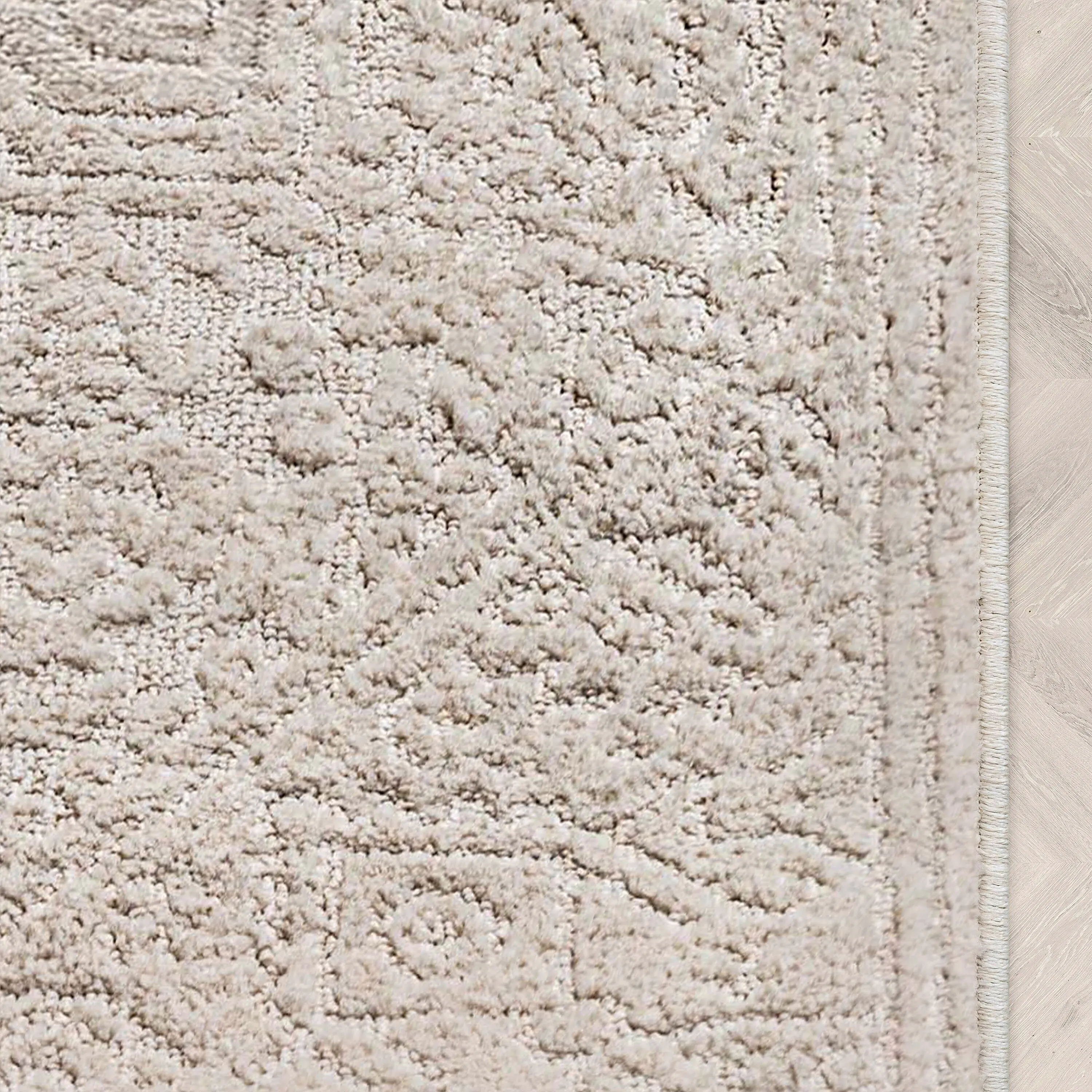 Custom Size Runner Harlow Cloud Medallion Farmhouse Soft Hallway Rug
