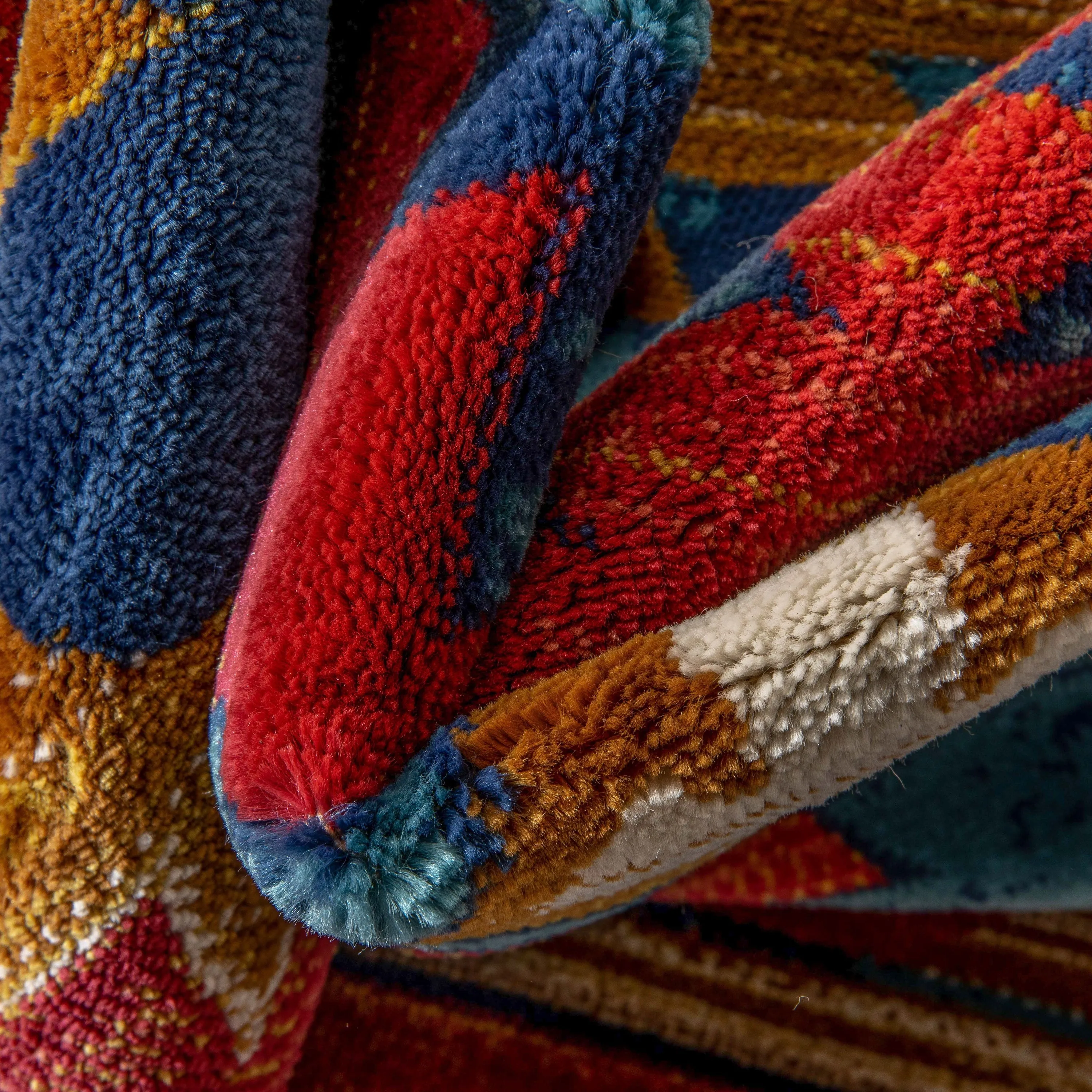 Custom Size Runner Tulsa Lea Southwestern Medallion Stair-Hallway Rug