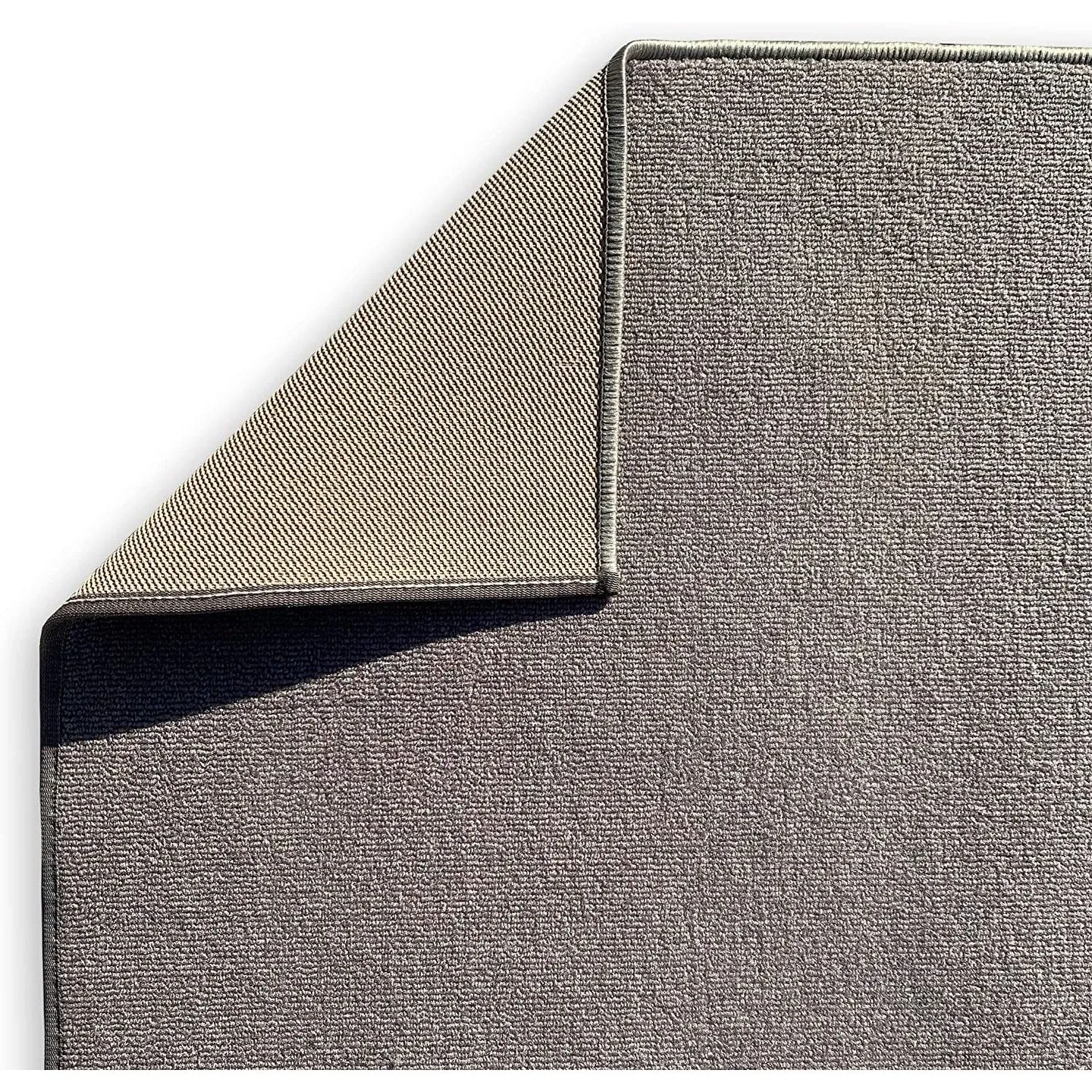 Custom Size Solid Design 31 Inch Wide Non-Slip Stair Runner Rug