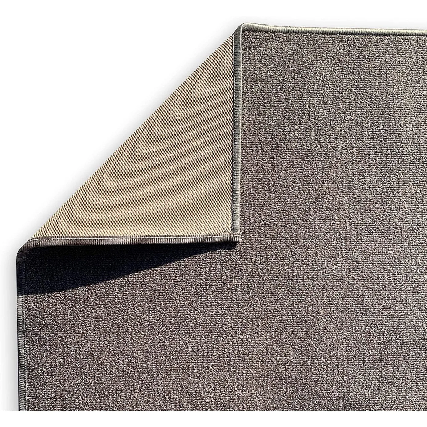Custom Size Solid Design 31 Inch Wide Non-Slip Stair Runner Rug