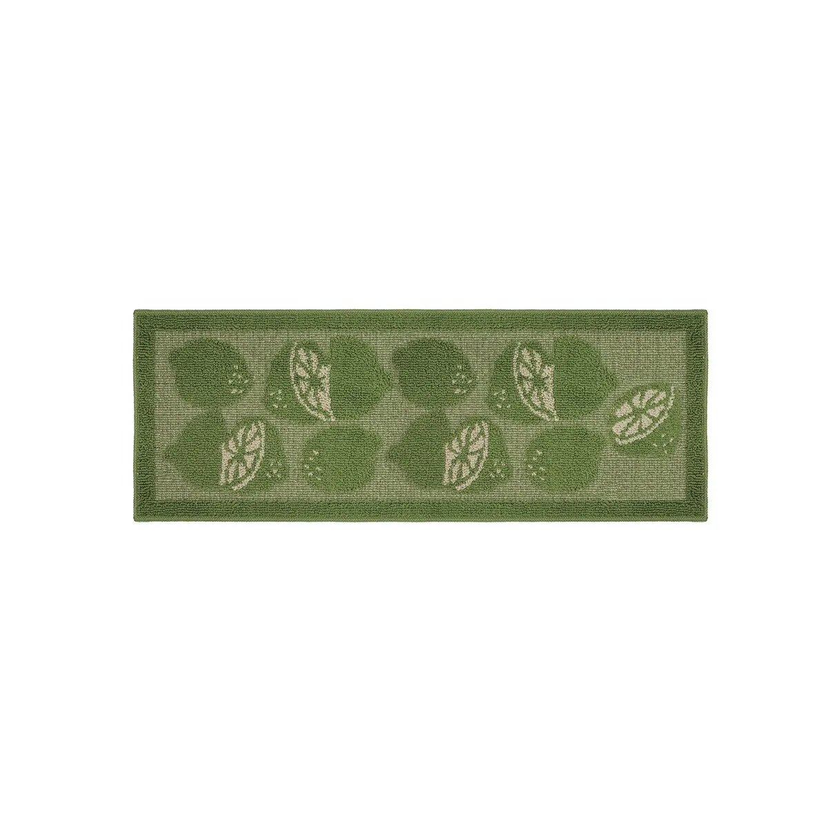 Decor Non-Slip Rubber Back Soft Durable Woven Fluffy Runner Area Carpet Floor Mat Indoor Kitchen Rug. Green Lime