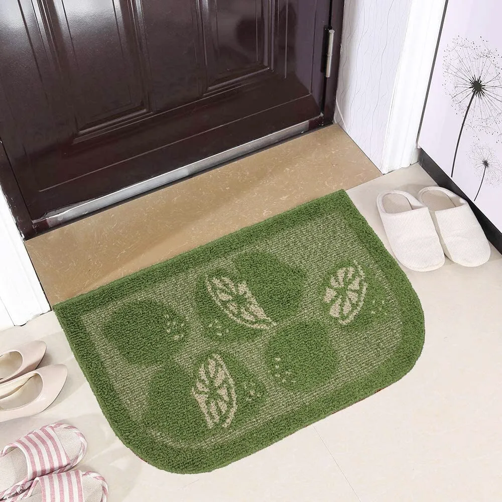 Decor Non-Slip Rubber Back Soft Durable Woven Fluffy Runner Area Carpet Floor Mat Indoor Kitchen Rug. Green Lime