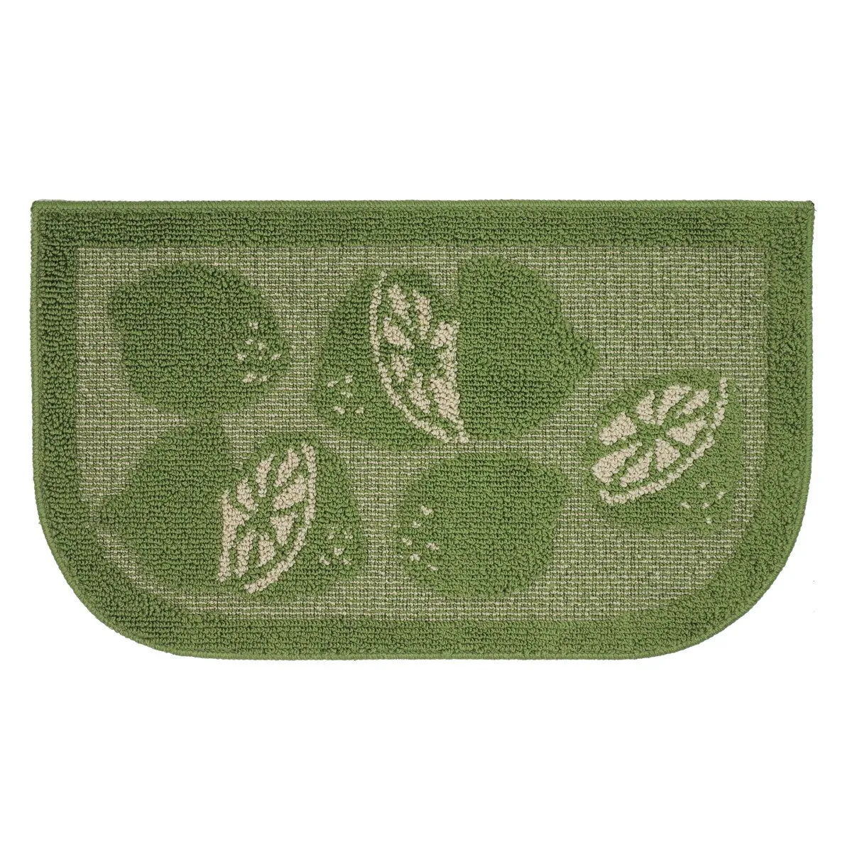 Decor Non-Slip Rubber Back Soft Durable Woven Fluffy Runner Area Carpet Floor Mat Indoor Kitchen Rug. Green Lime