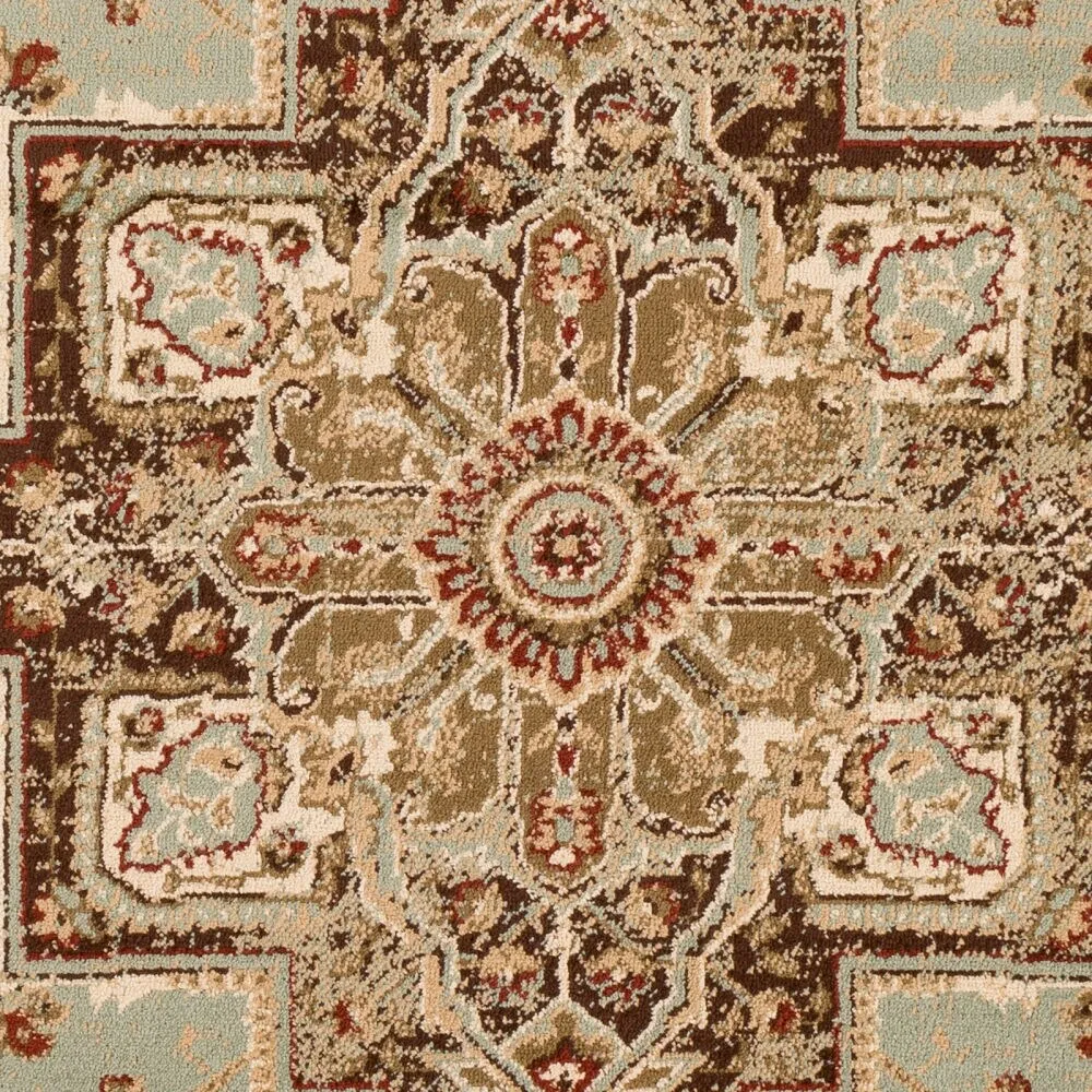 Demetria Traditional Sage Area Rug - 8' 10 x 12' 9