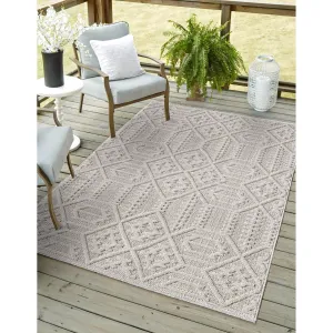 Domani Bella Modern Southwestern Textured Indoor / Outdoor Area Rug