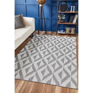 Domani Breeze Mid-Ccntury Trellis Outdoor Rug