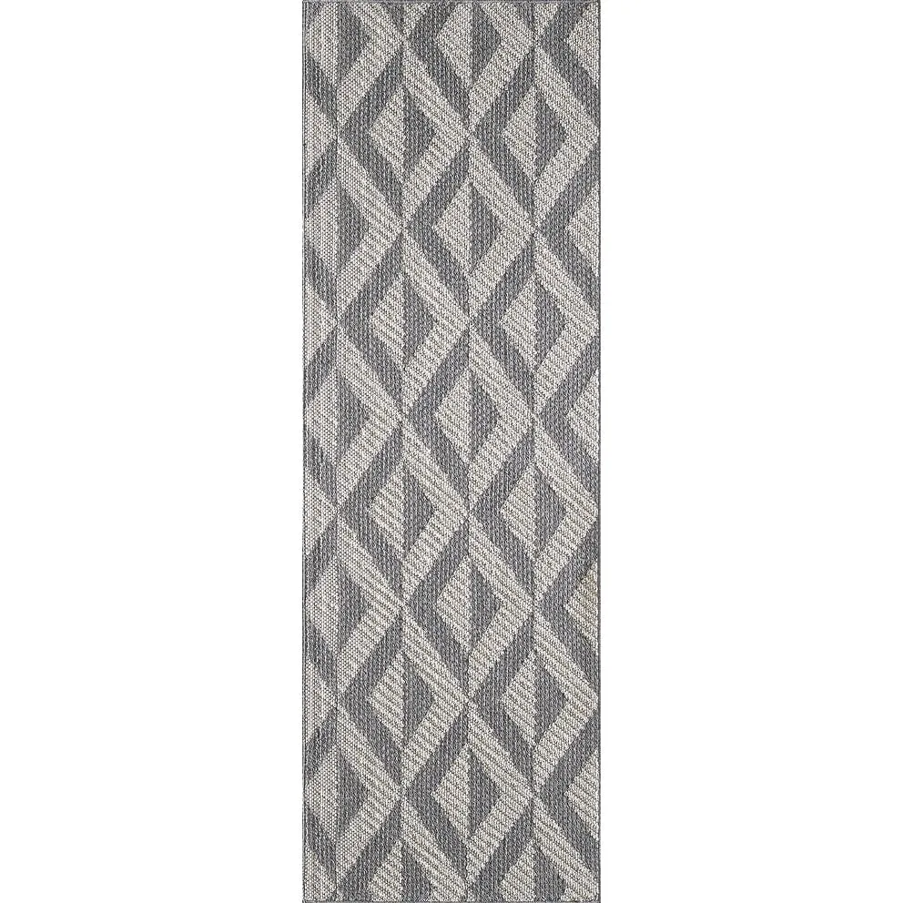Domani Breeze Mid-Ccntury Trellis Outdoor Rug