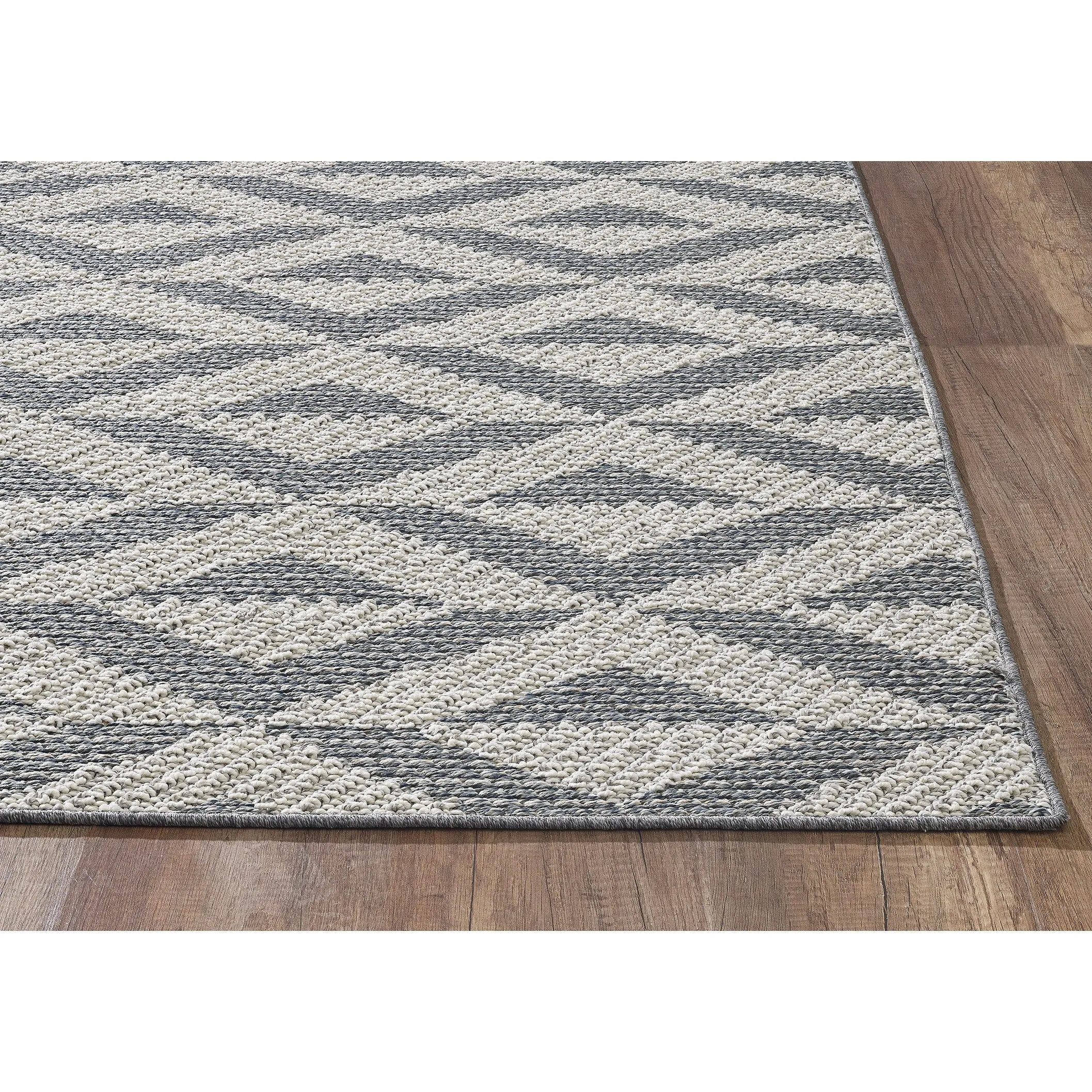 Domani Breeze Mid-Ccntury Trellis Outdoor Rug