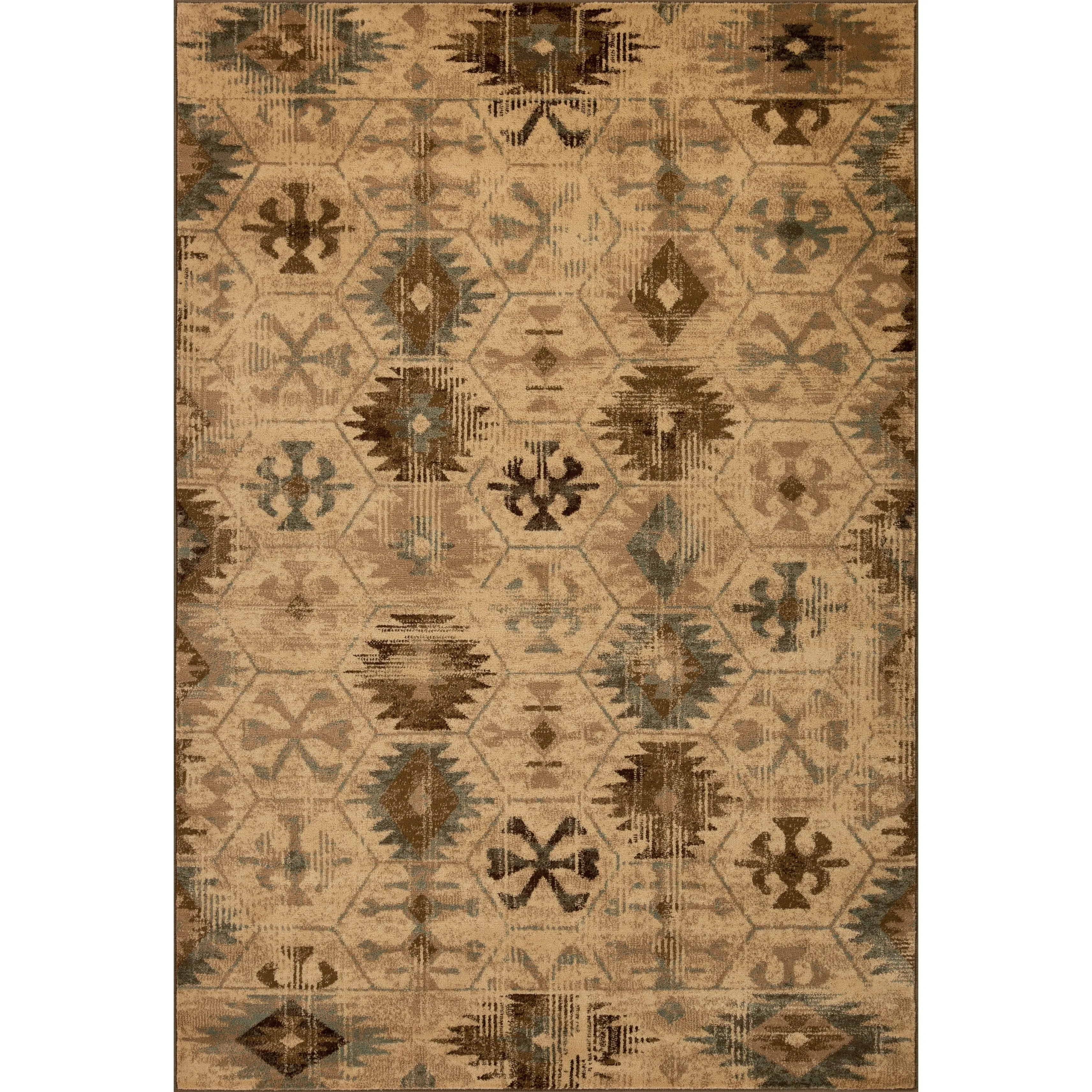 Domani Chandra Southwestern Medallion Area Rug