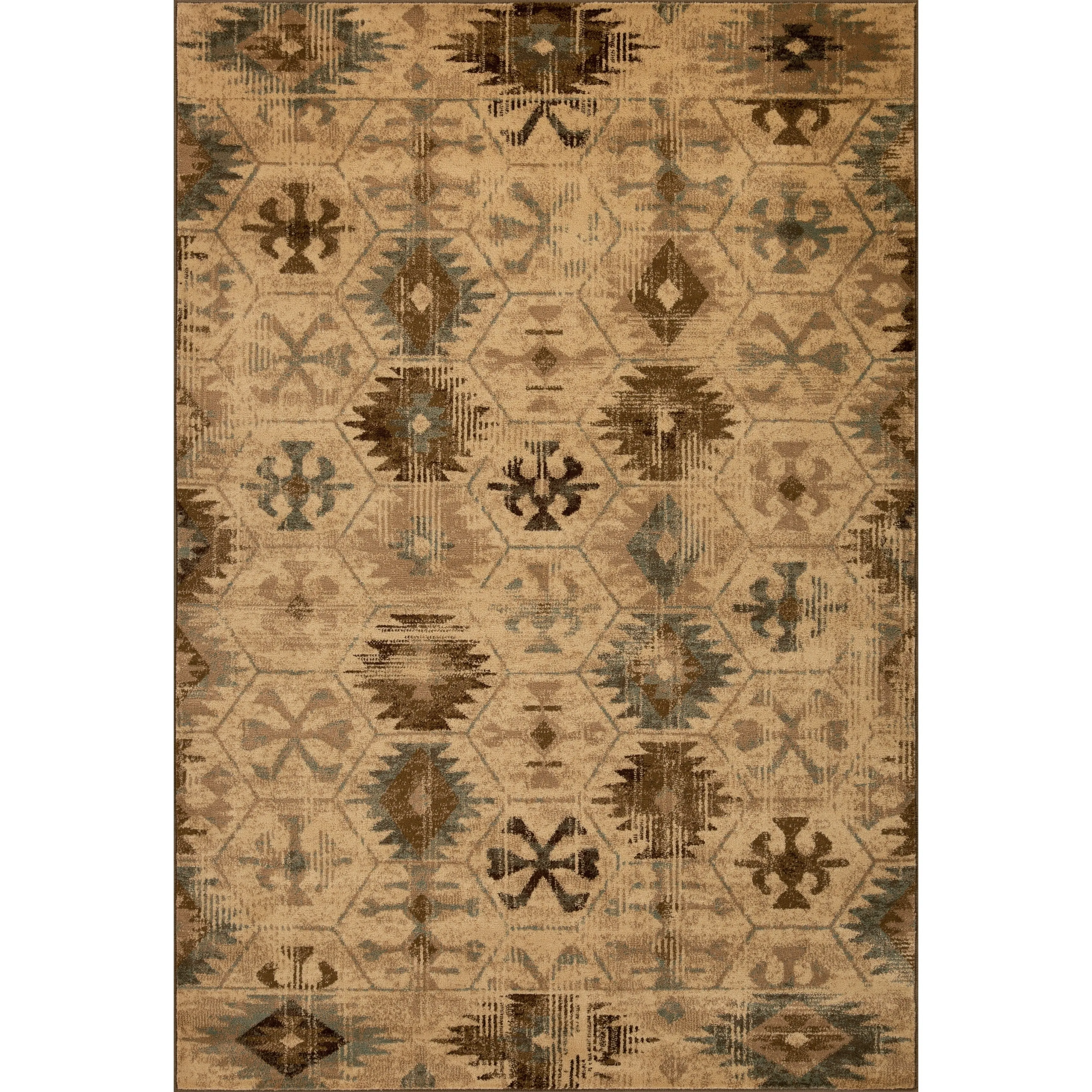 Domani Chandra Southwestern Medallion Area Rug