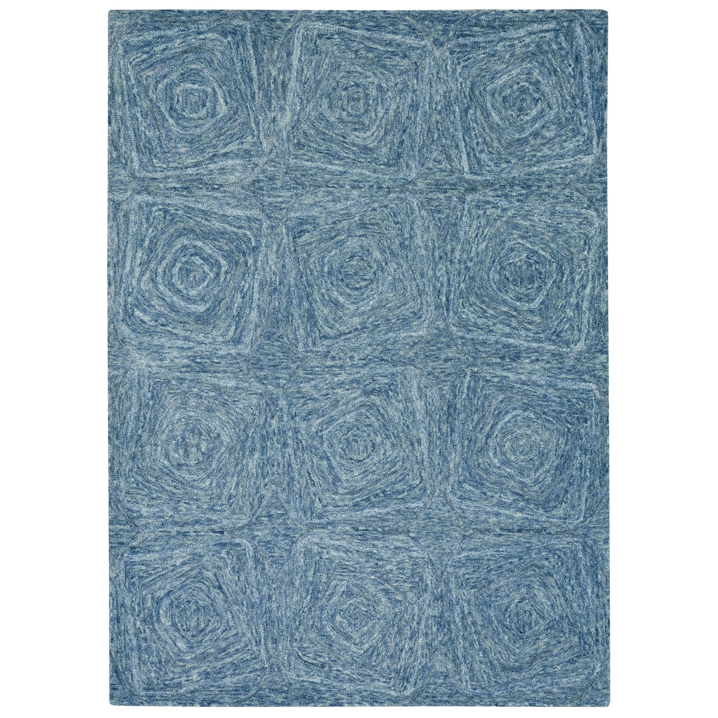 Domani Craft Geometric Wool Hand-Tufted Area Rug