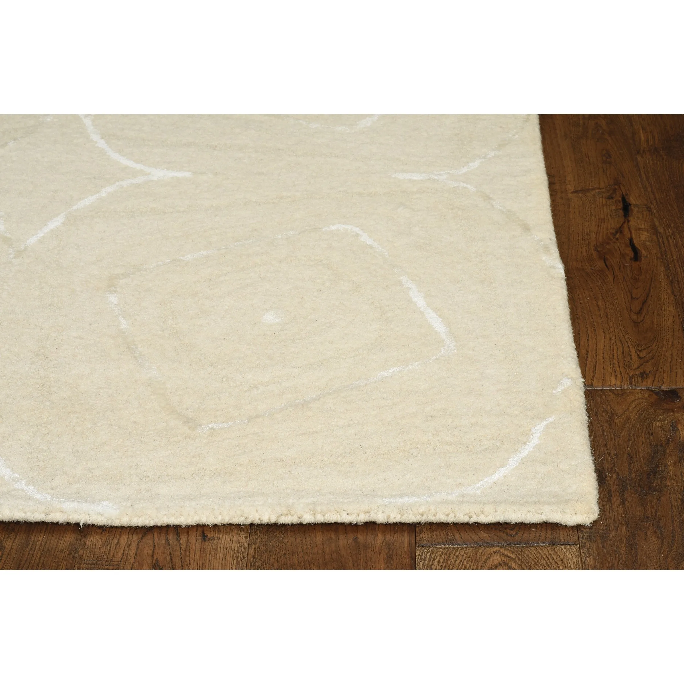 Domani Craft Geometric Wool Hand-Tufted Area Rug