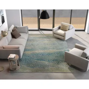 Domani Globe Distressed Landscape Rug