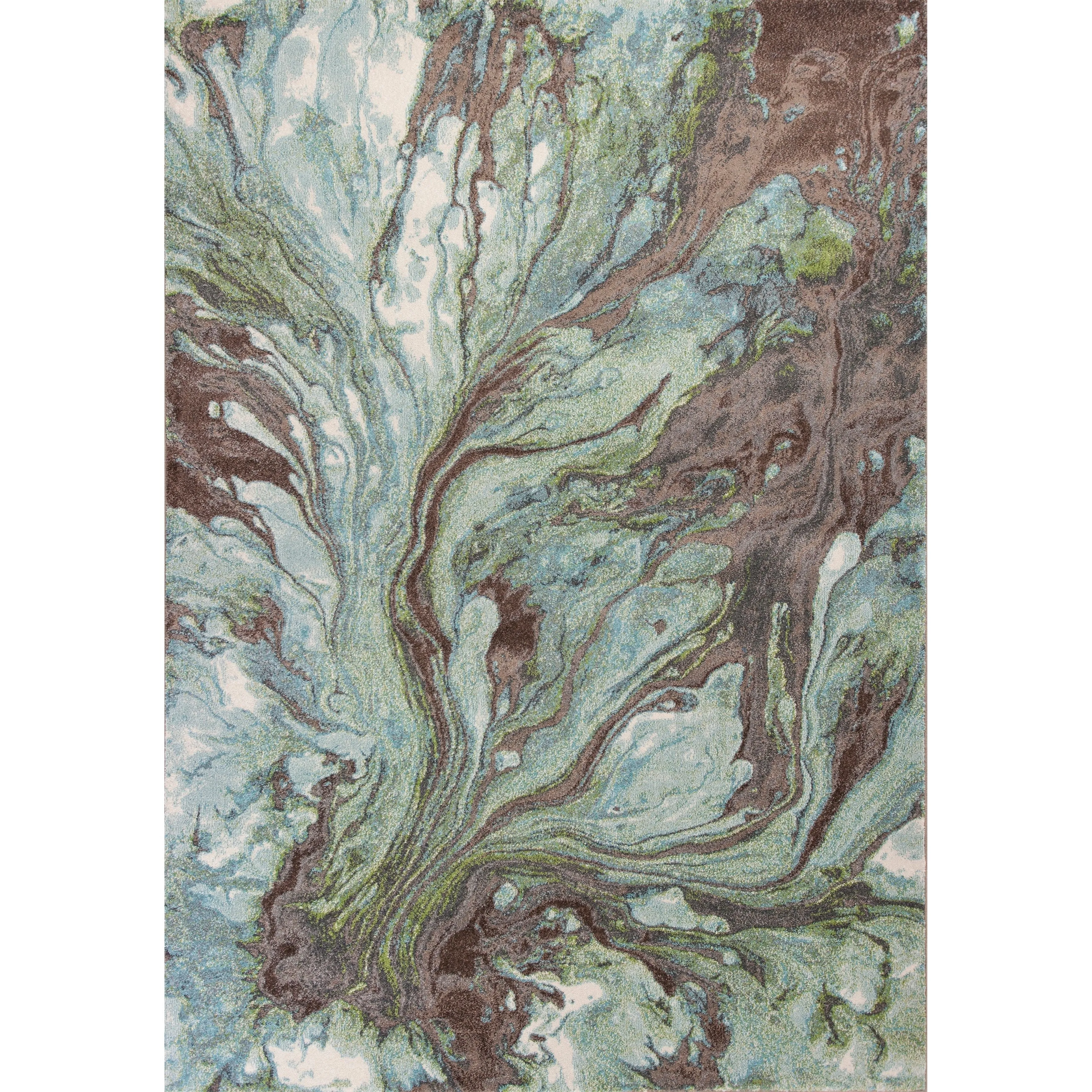 Domani Globe Modern Abstract Pattern Area Rug