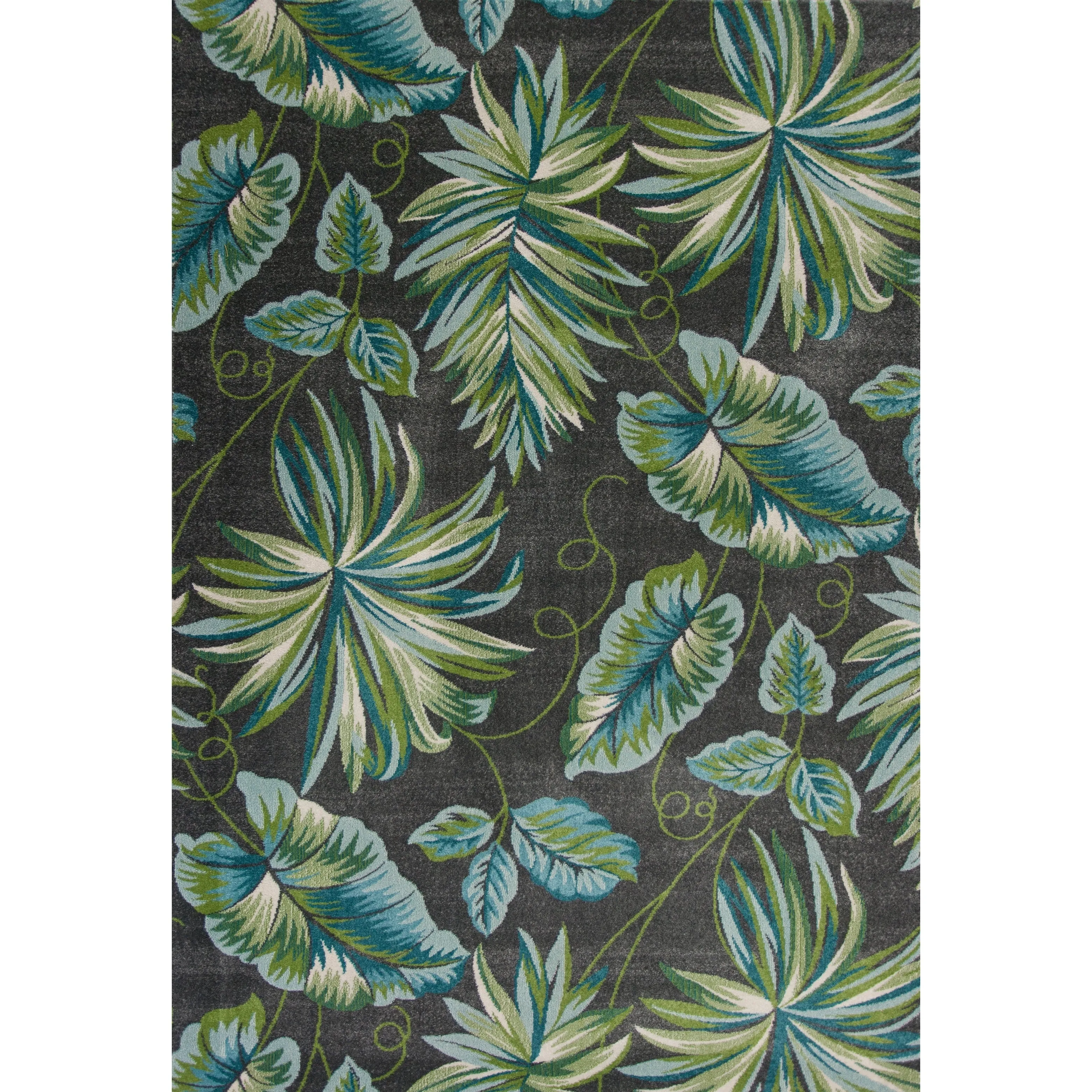 Domani Kai Grey Botanicals Area Rug