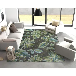 Domani Kai Grey Botanicals Area Rug